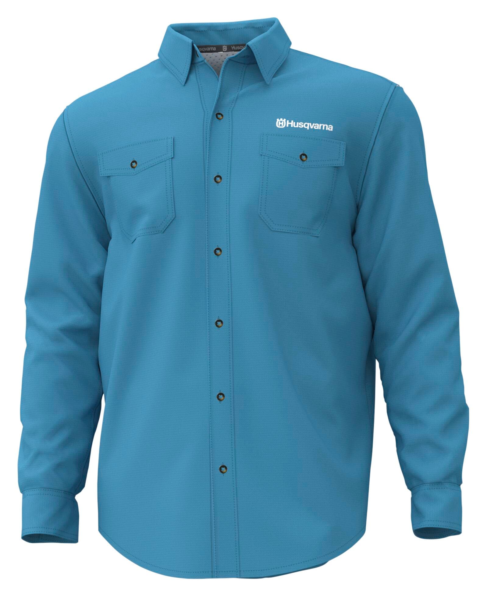 Husqvarna Men's Long Sleeve Solid Polo (Small) in the Tops & Shirts ...