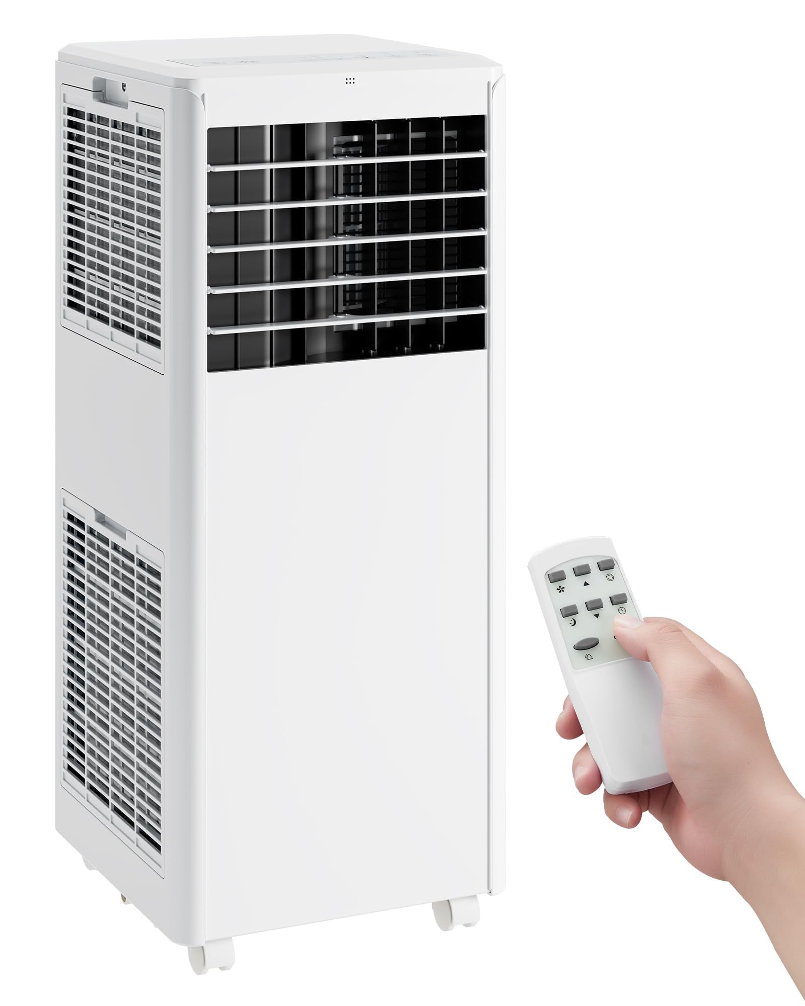 Garvee 1pcs ABS Portable Air Conditioner NP 8000BTU Model NPLD3-05C/X1E Free Standing Cooling AC Unit White
