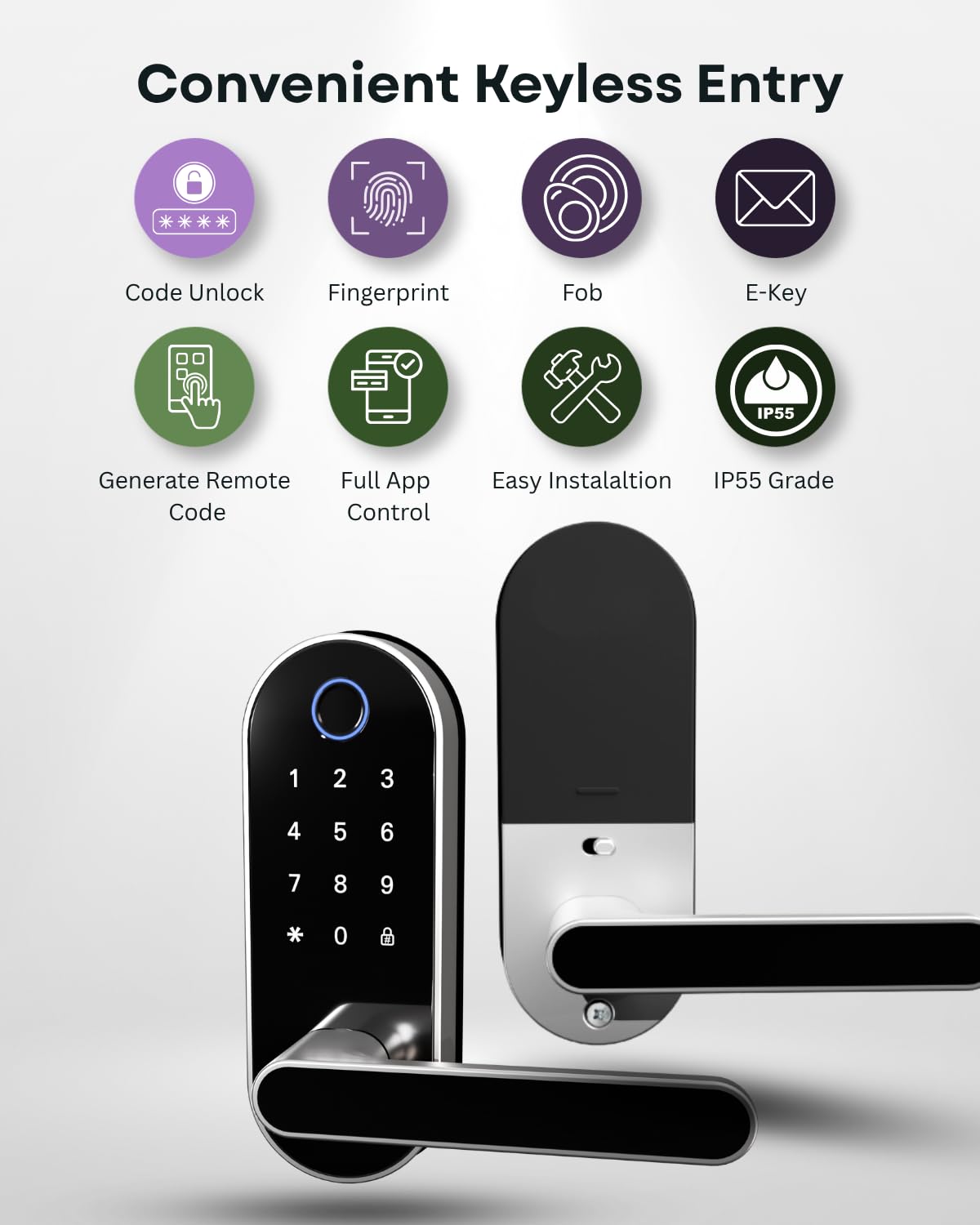 Oyezvary LOZ0805O257 Electronic-Door-Locks - View #2
