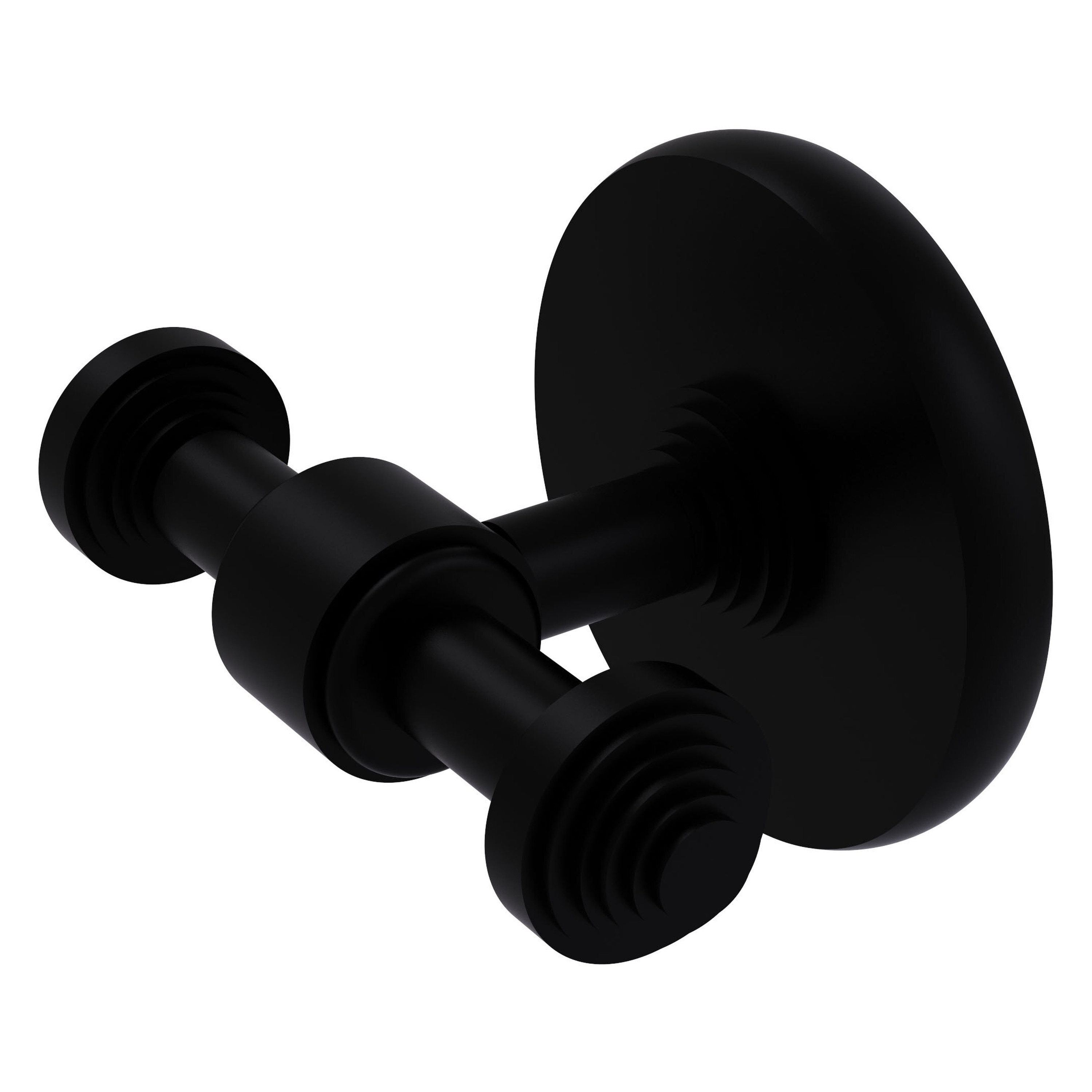 Allied Brass SB-22-BKM Southbeach Matte Black Double -Hook Wall mount Towel Hook