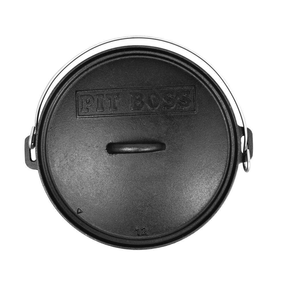 Pit Boss Cast Iron Cookware 4-Pack Cast Iron Non-stick Griddle and Pan Set  in the Grill Cookware department at