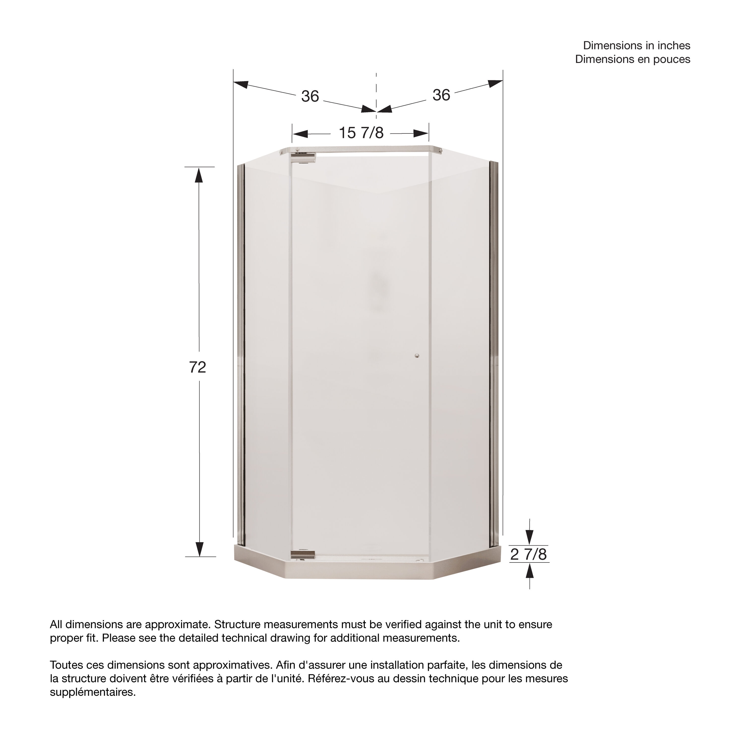 MAAX 105544-000-129-103 Alcove-Shower-Kit - View #4