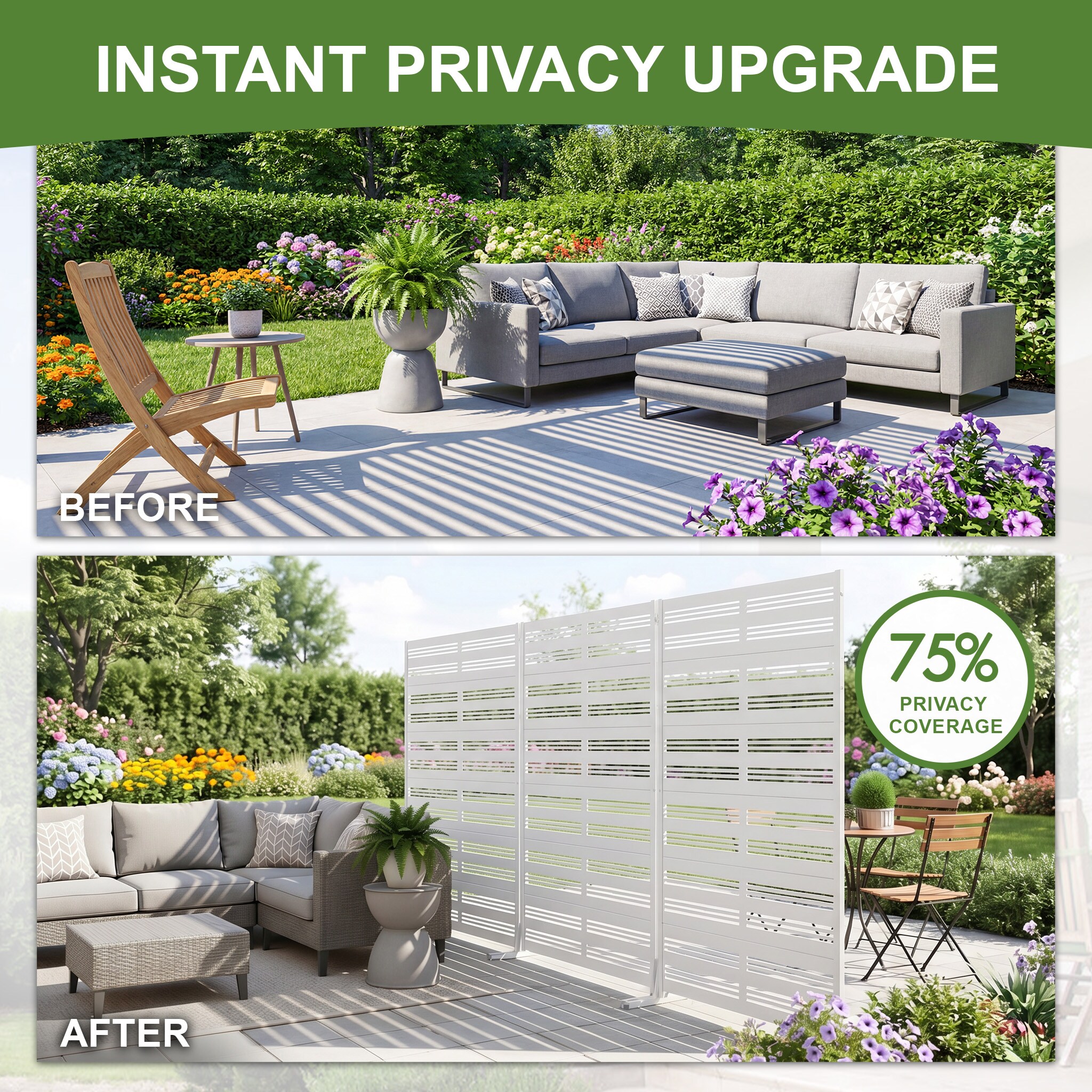 Misty Moon LW0409-OPS-PF017 Outdoor-Privacy-Screen - View #5