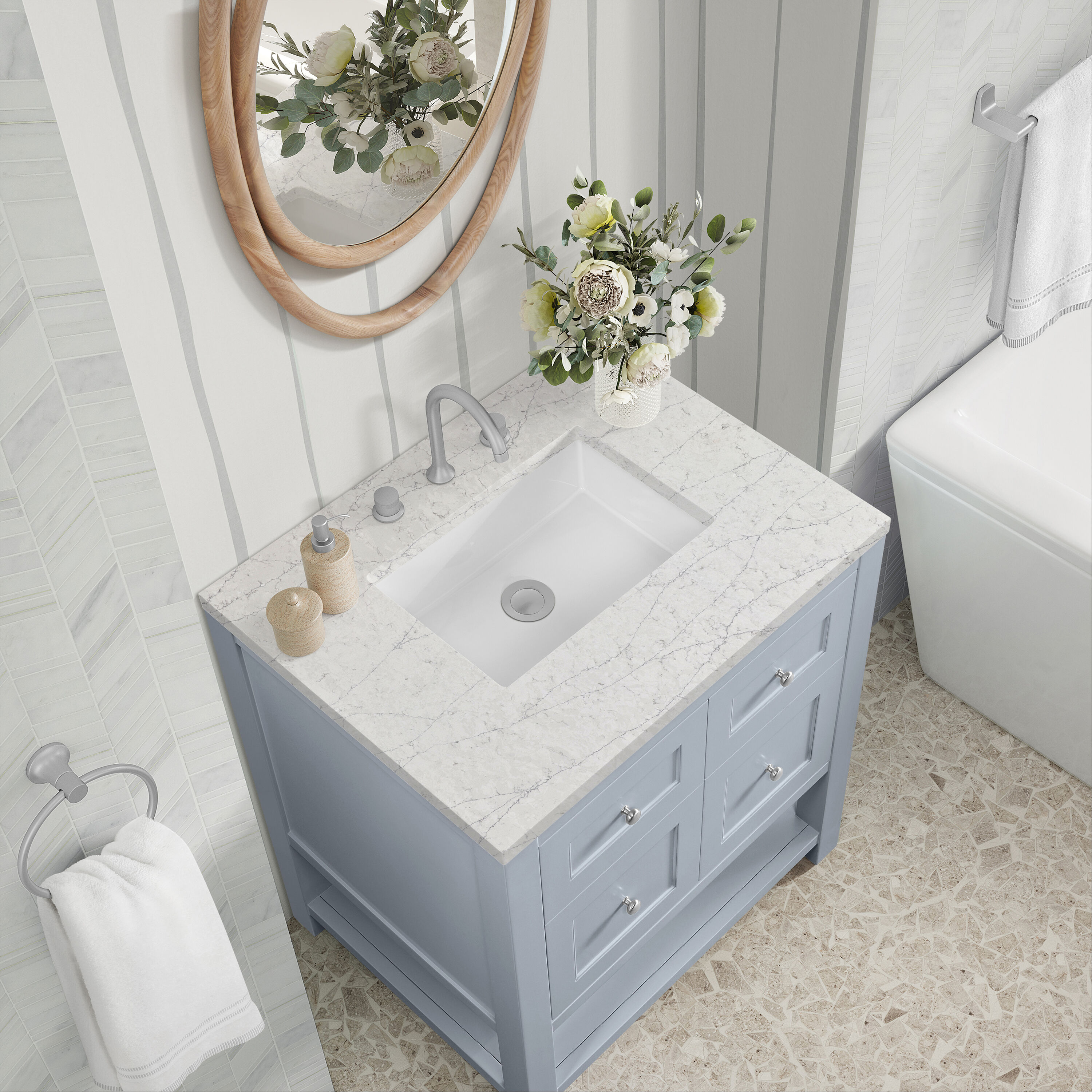 James Martin Vanities 330-V30-SRB-3EJP Bath-Vanity-Combo - View #7