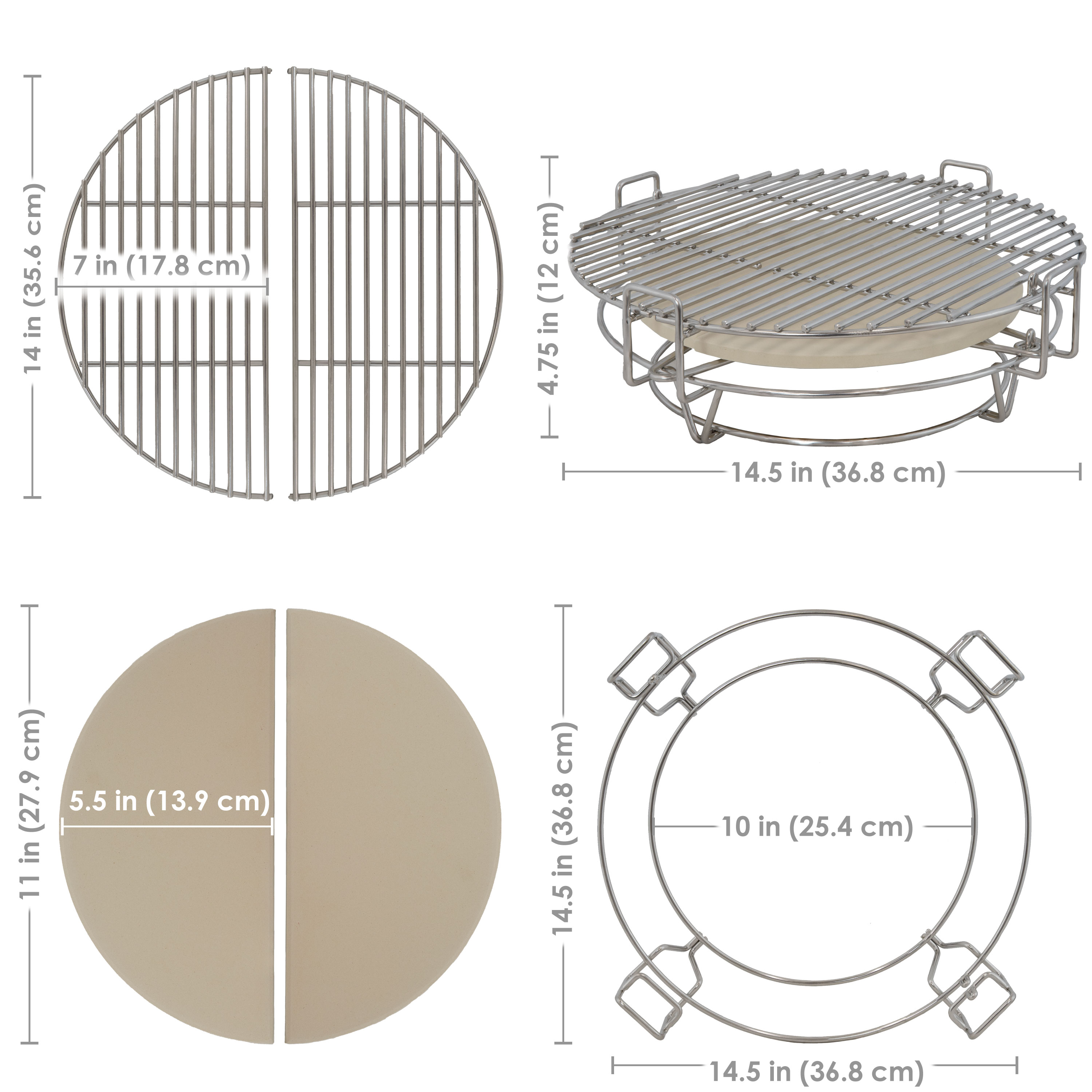 Sunnydaze Decor APX-5061 Gas-Grill-Cookgrates-Warmracks - View #12