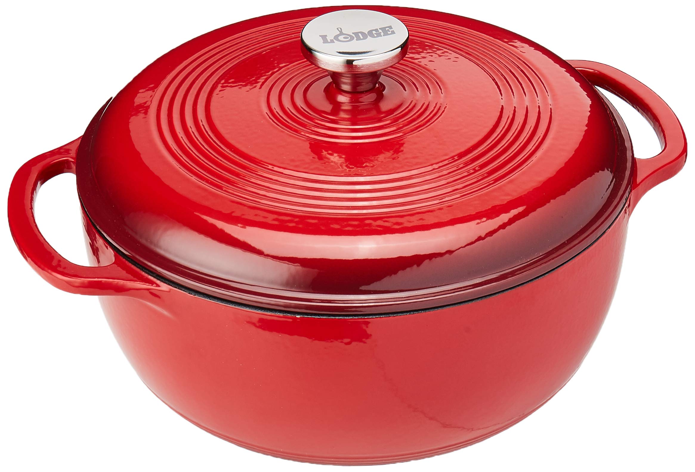 Lodge  Enamel Dutch Oven 6 Qt Red