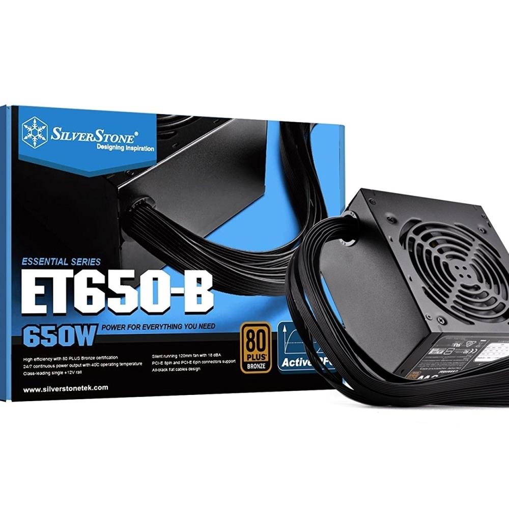 SilverStone Silverstone ET650-B Technology 650 Watt 80 Plus