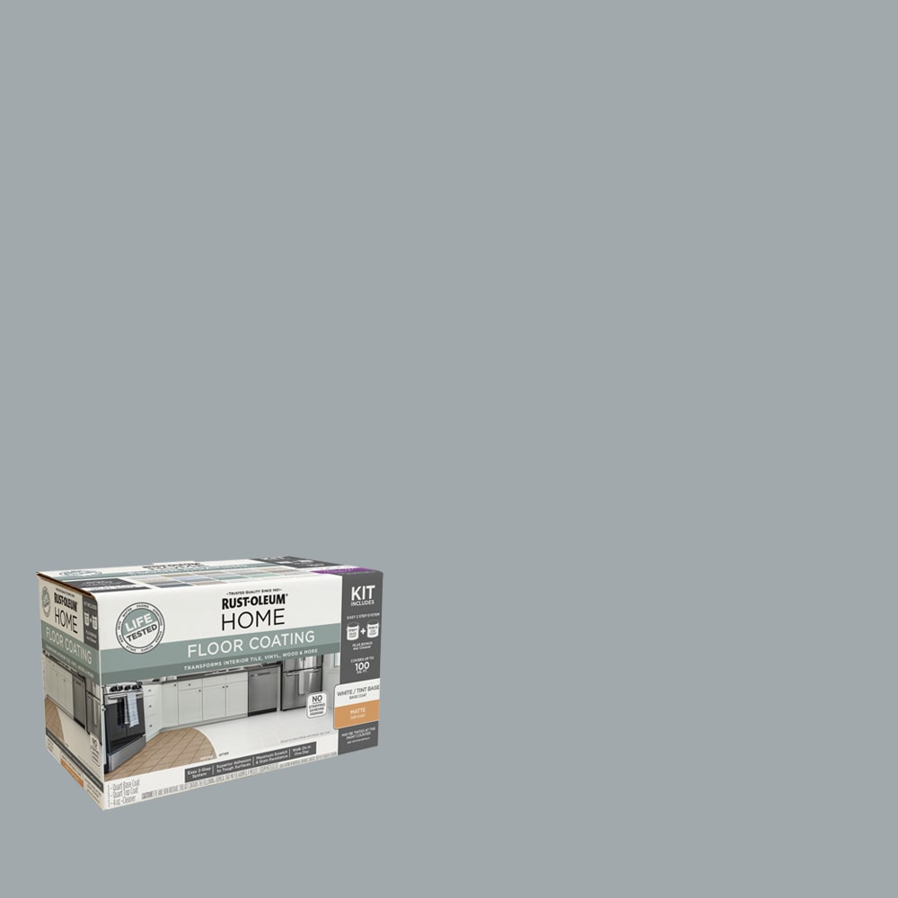 Rust-Oleum 363684T Home Floor Coating Haven Gray Matte Interior Porch and Floor paint ( Kit )