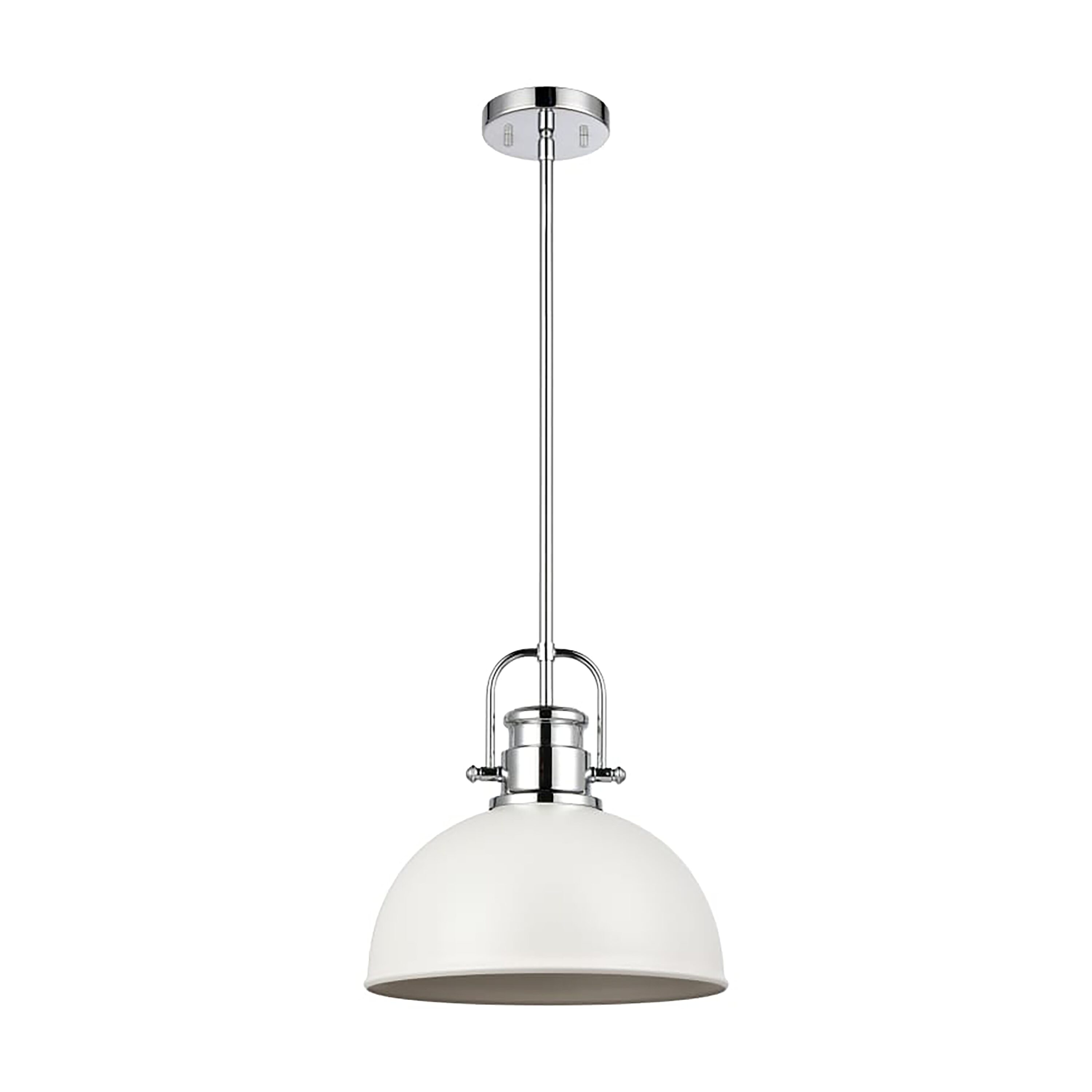 Signature Hardware Grinnell Polished Chrome Modern/Contemporary Dome ...