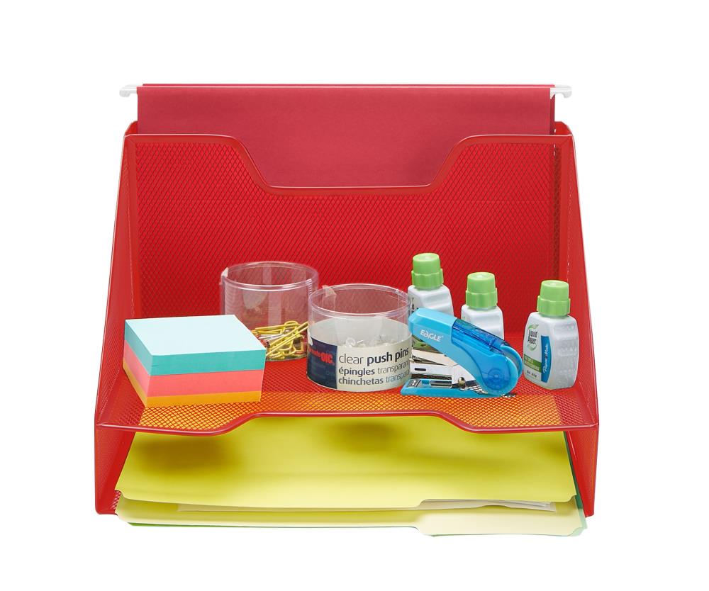 Mind Reader MESHBOX3-RED Desktop-Organizers - View #2