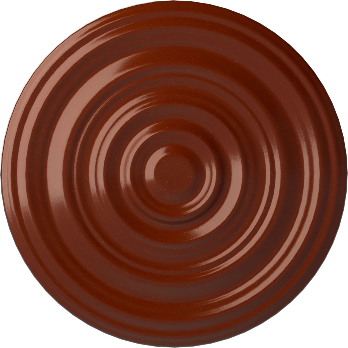 Ekena Millwork CM29CAFIF Carton Smooth 29.125-in W x 29.125-in L Painted Firebrick Polyurethane Whole Ceiling Medallion