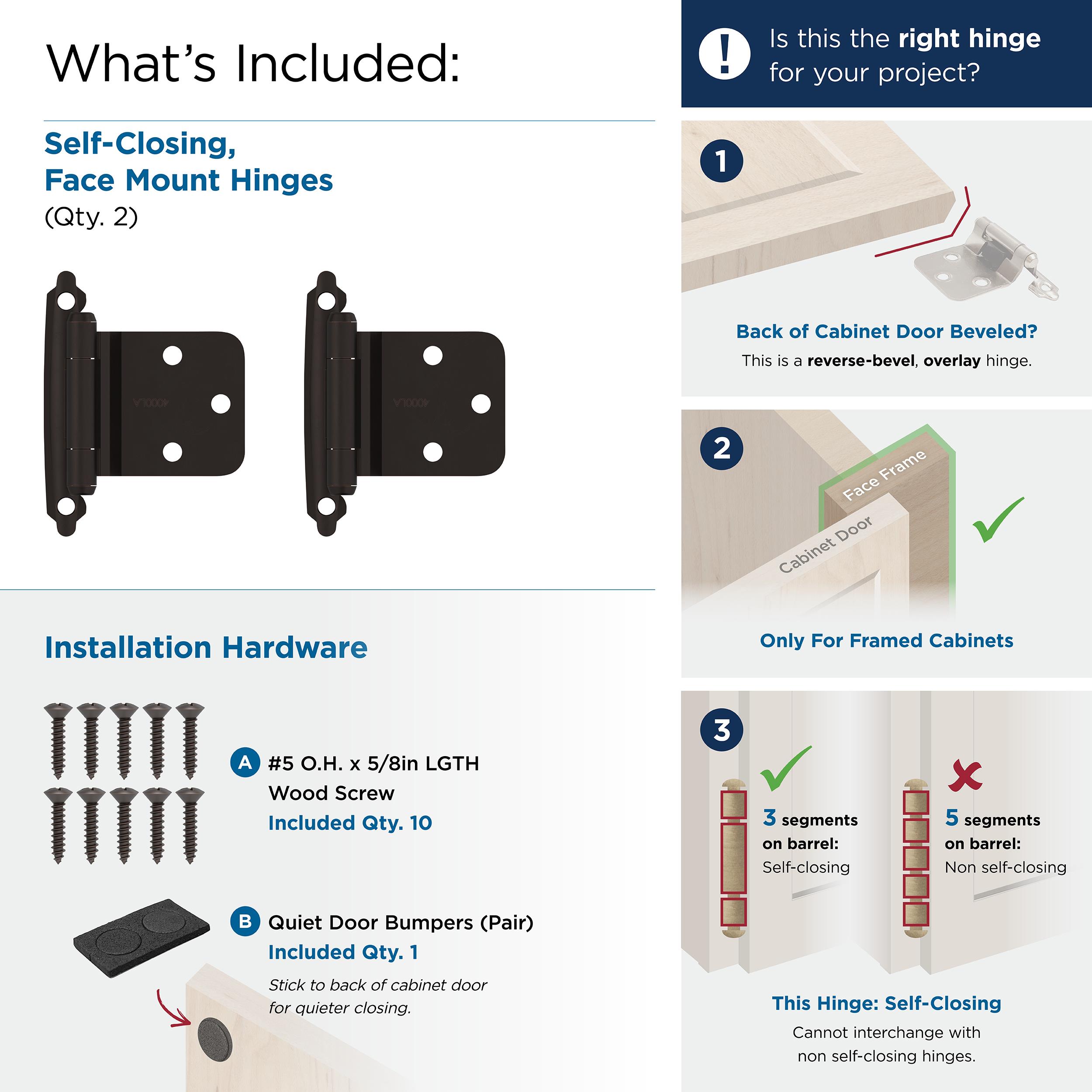 Amerock BPR7630ORB Cabinet-Hinges - View #4
