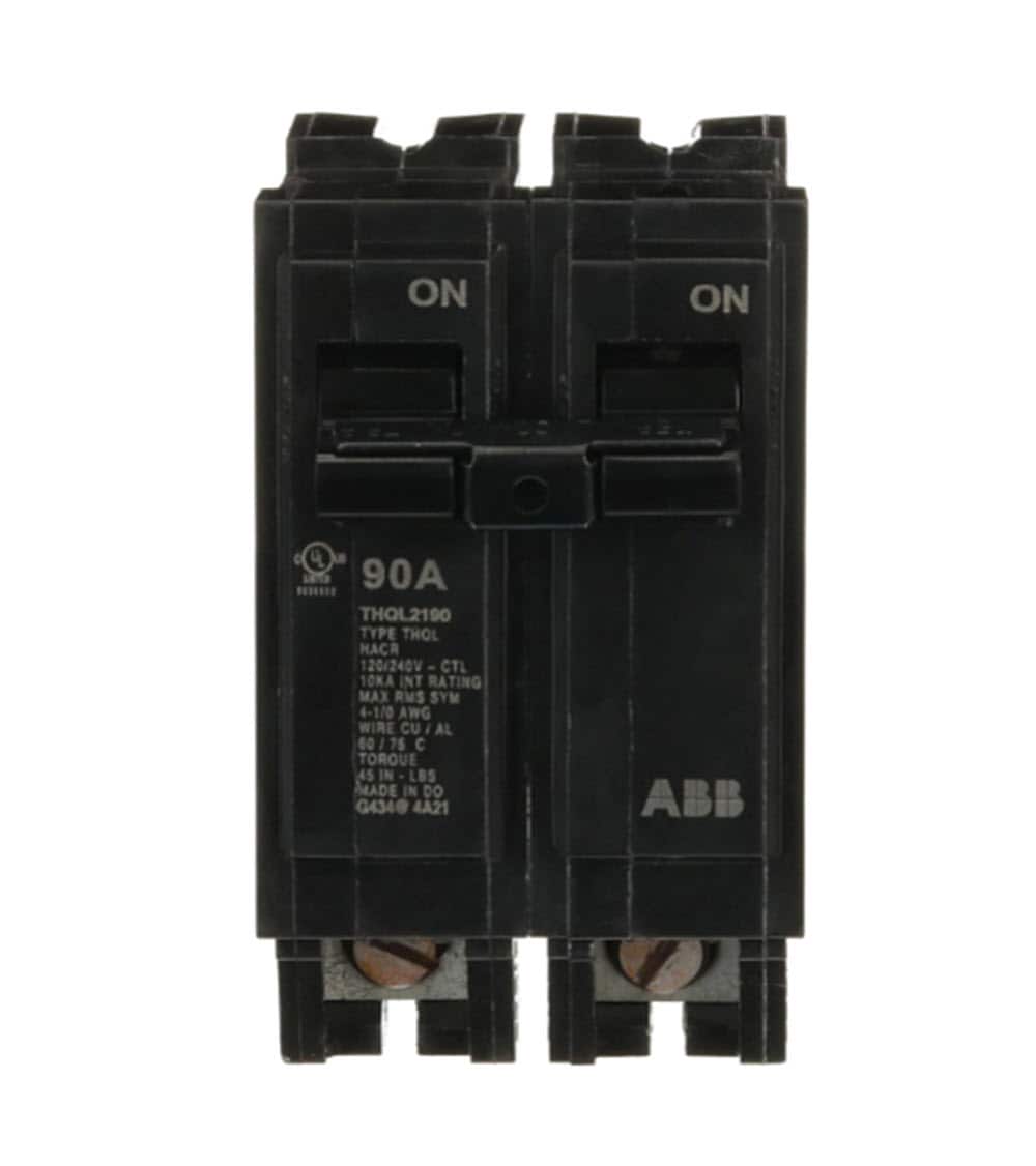 GE Q-Line THQL 90-amp 2 -Pole Standard trip Circuit Breaker #THQL2190A