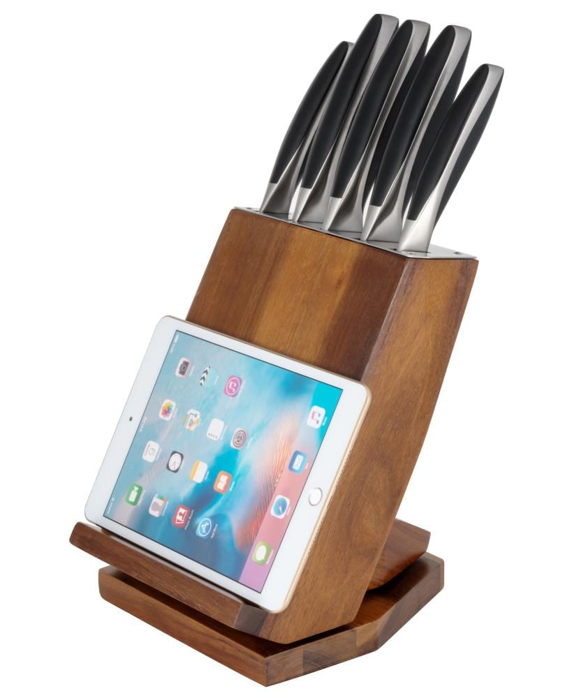 Ozeri 6-Piece Japanese Stainless Steel Knife Block Set with