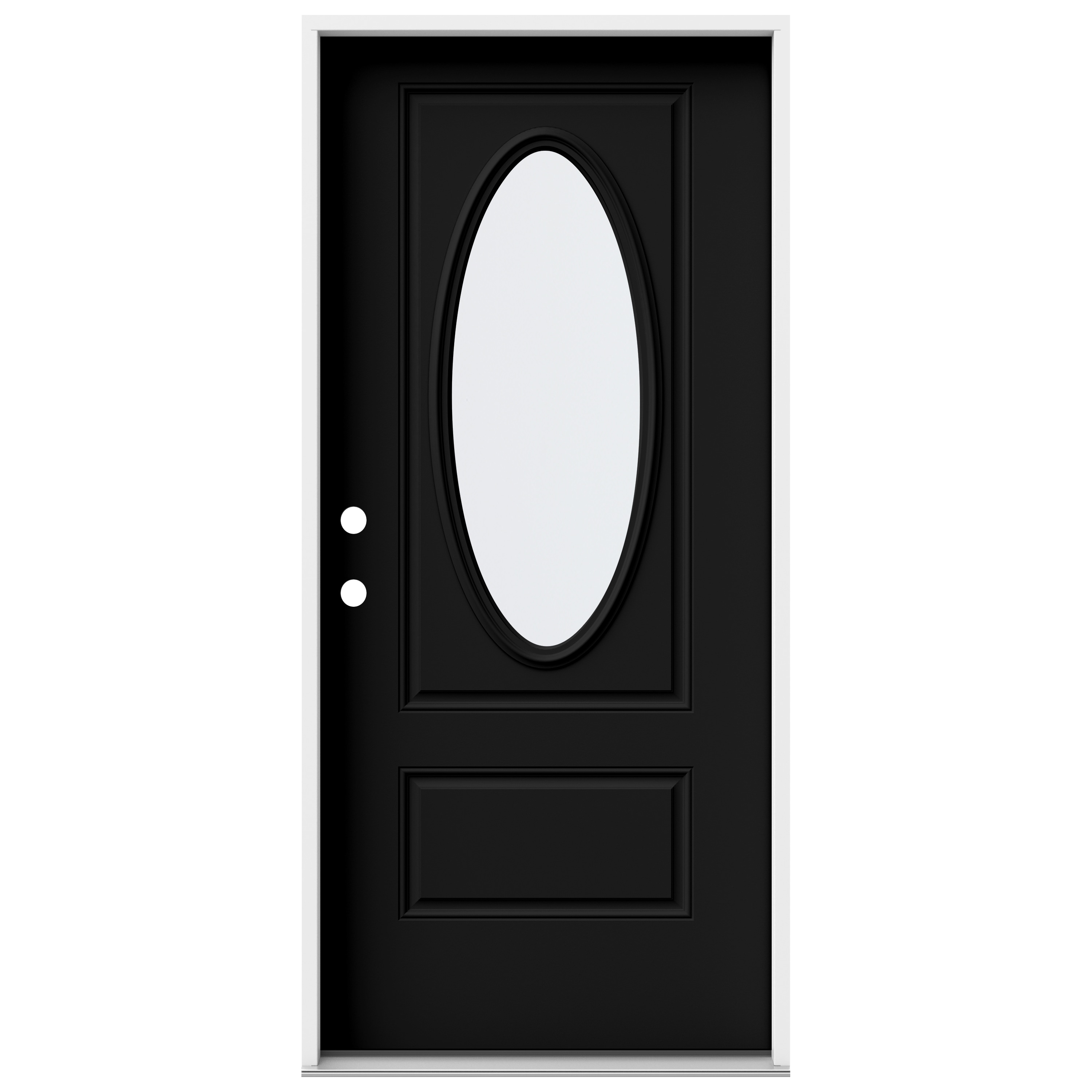 Farmhouse Oval Lite Front Doors At Lowes Com   61167335 