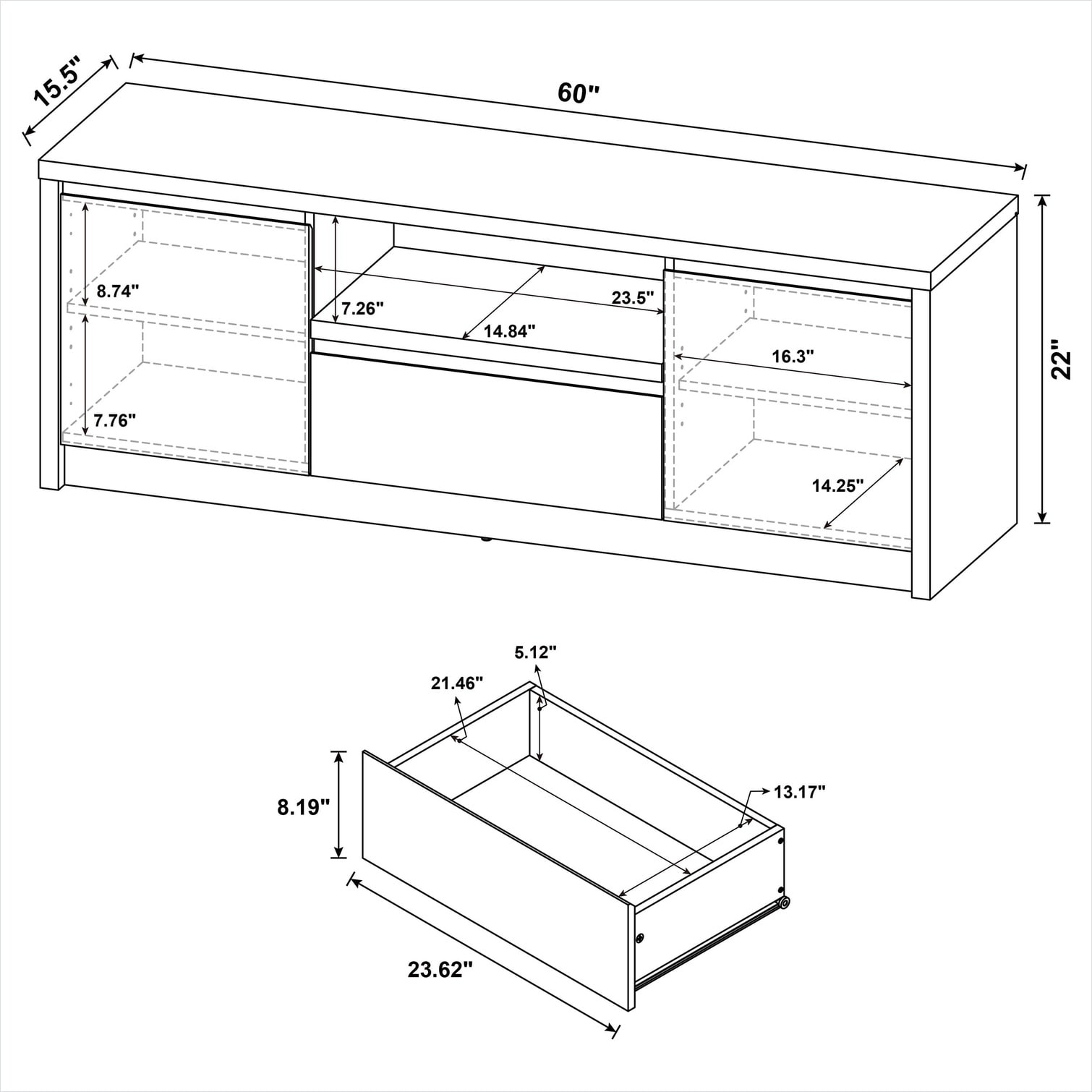 SUNCREAT WKVGUVHUXX6A Tv-Stands - View #7