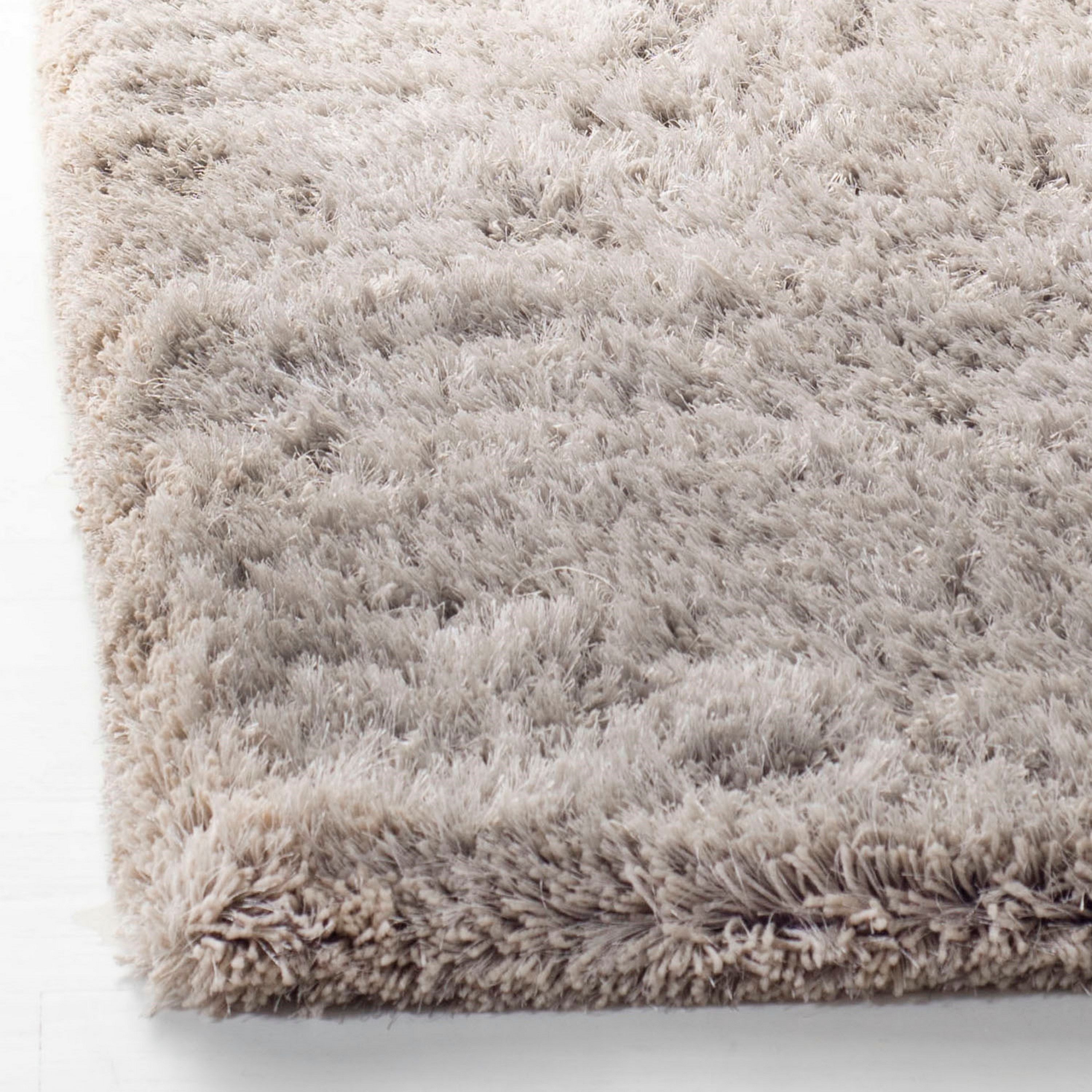 Safavieh Atlantic Shag 8 x 10 Silver Indoor Solid Area Rug at Lowes.com