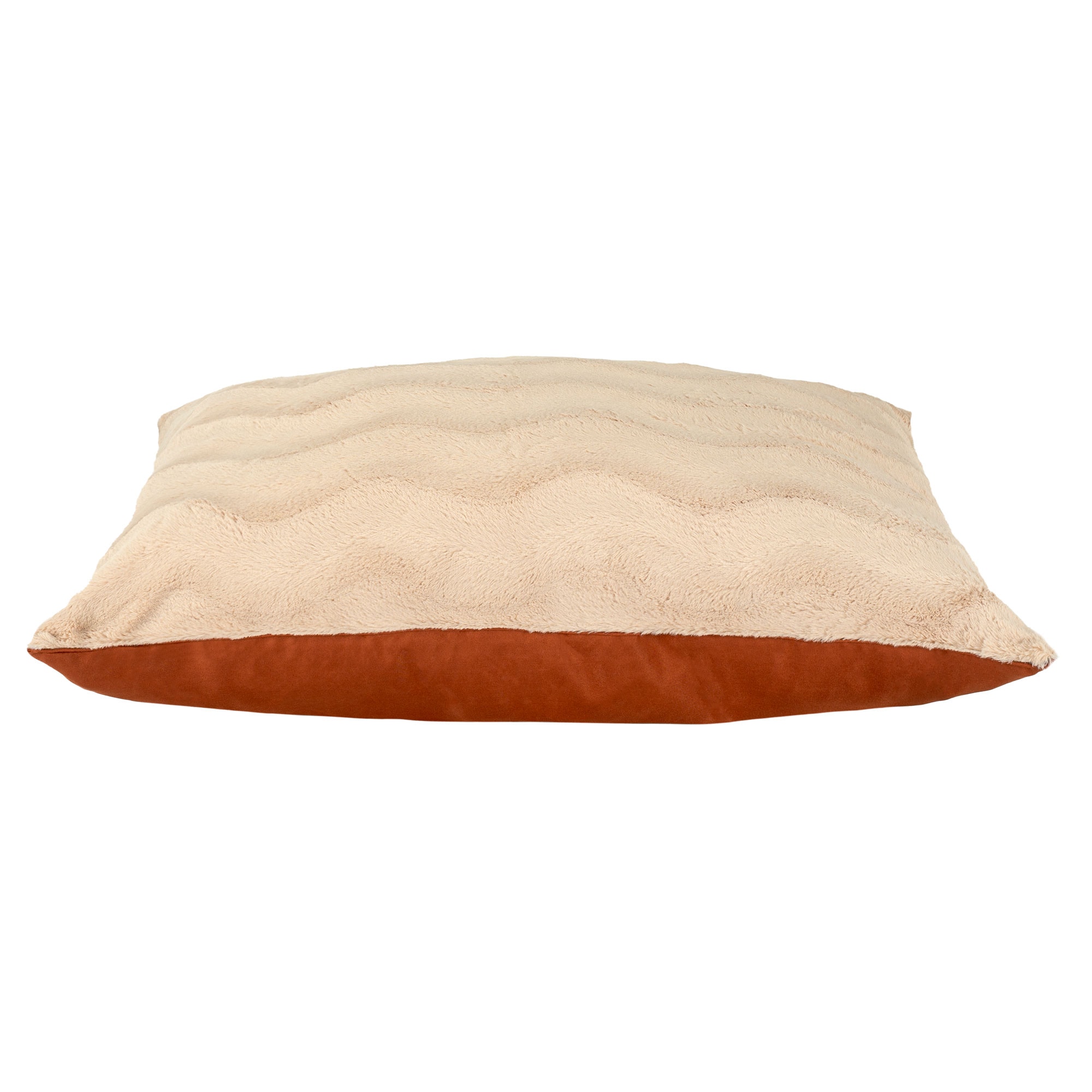 FurHaven 20449012 Rectangular Spice Polyester Pillow Dog Bed ( Large )