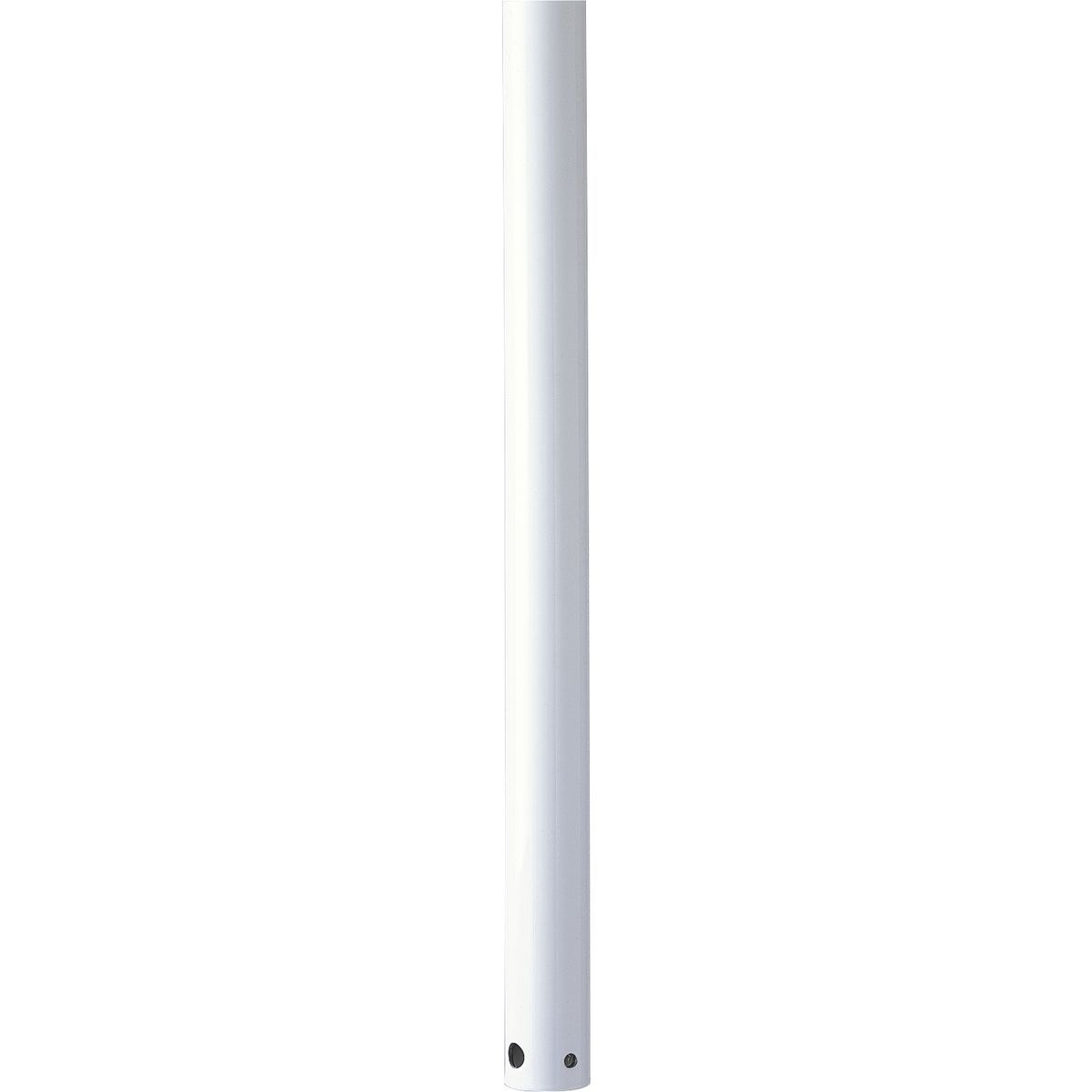 Progress Lighting P2603-28 AirPro Universal 12-in White Steel Indoor Ceiling Fan Downrod