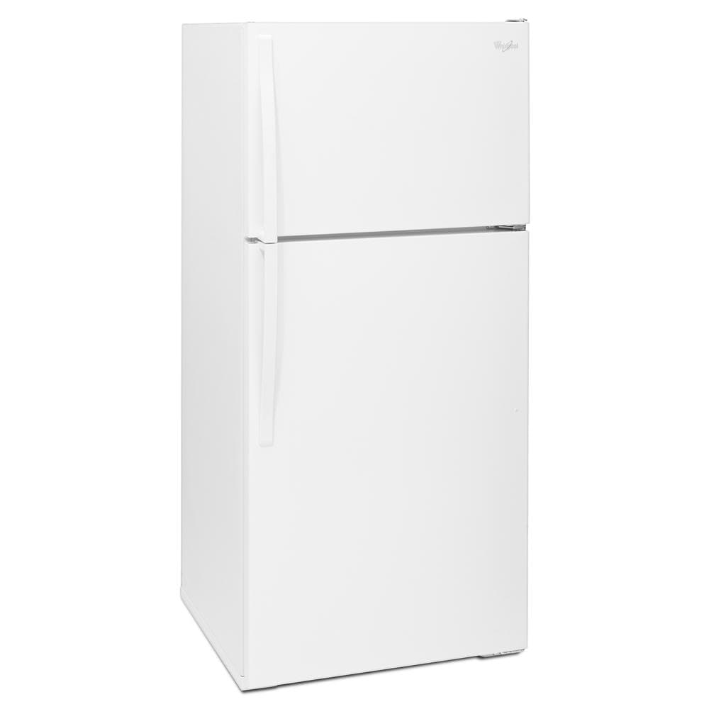 Whirlpool 14.3-cu ft Top-Freezer Refrigerator (White) in the Top-Freezer  Refrigerators department at Lowes.com