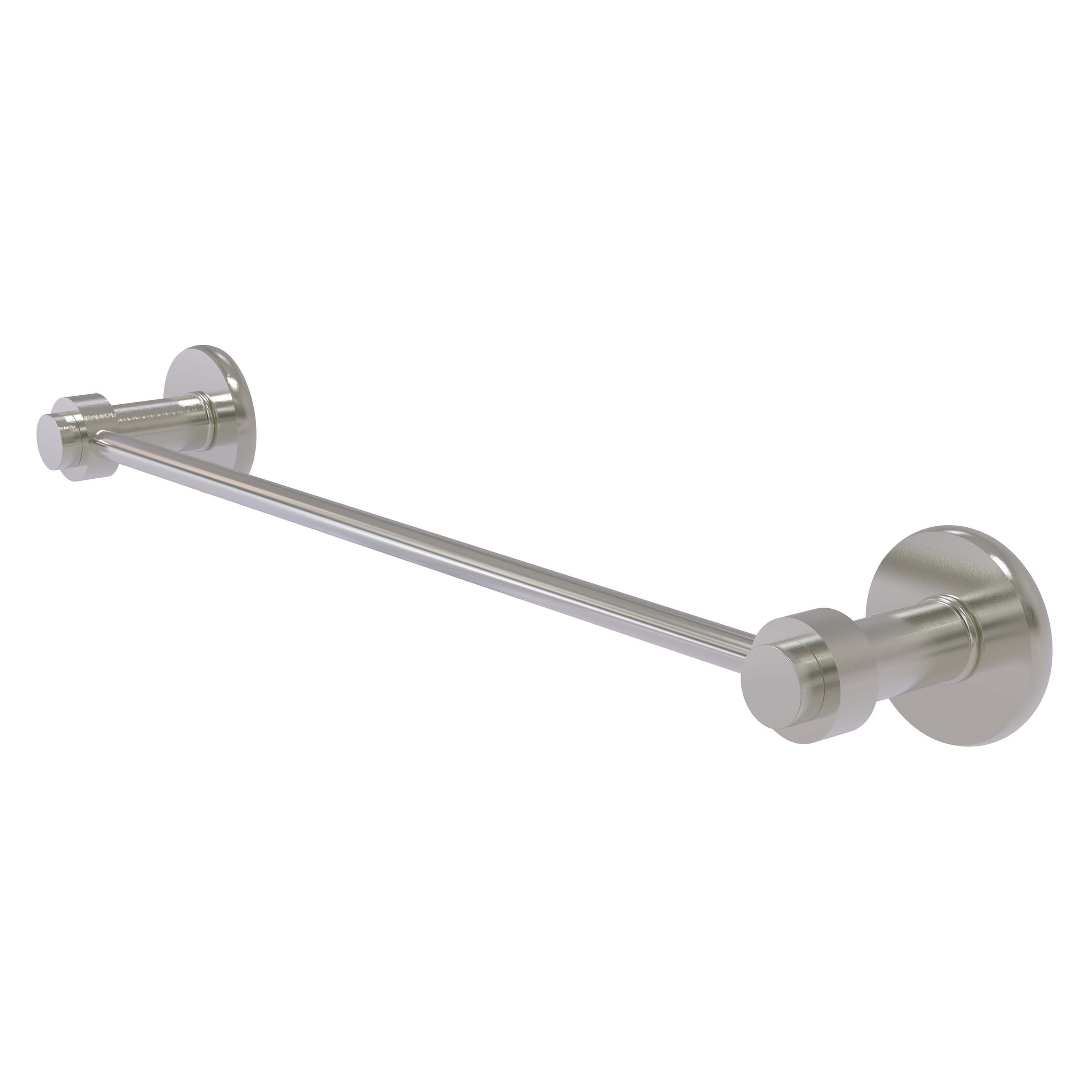 Allied Brass 931/24-SN Mercury 24-in Satin Nickel Wall mount Single Towel Bar