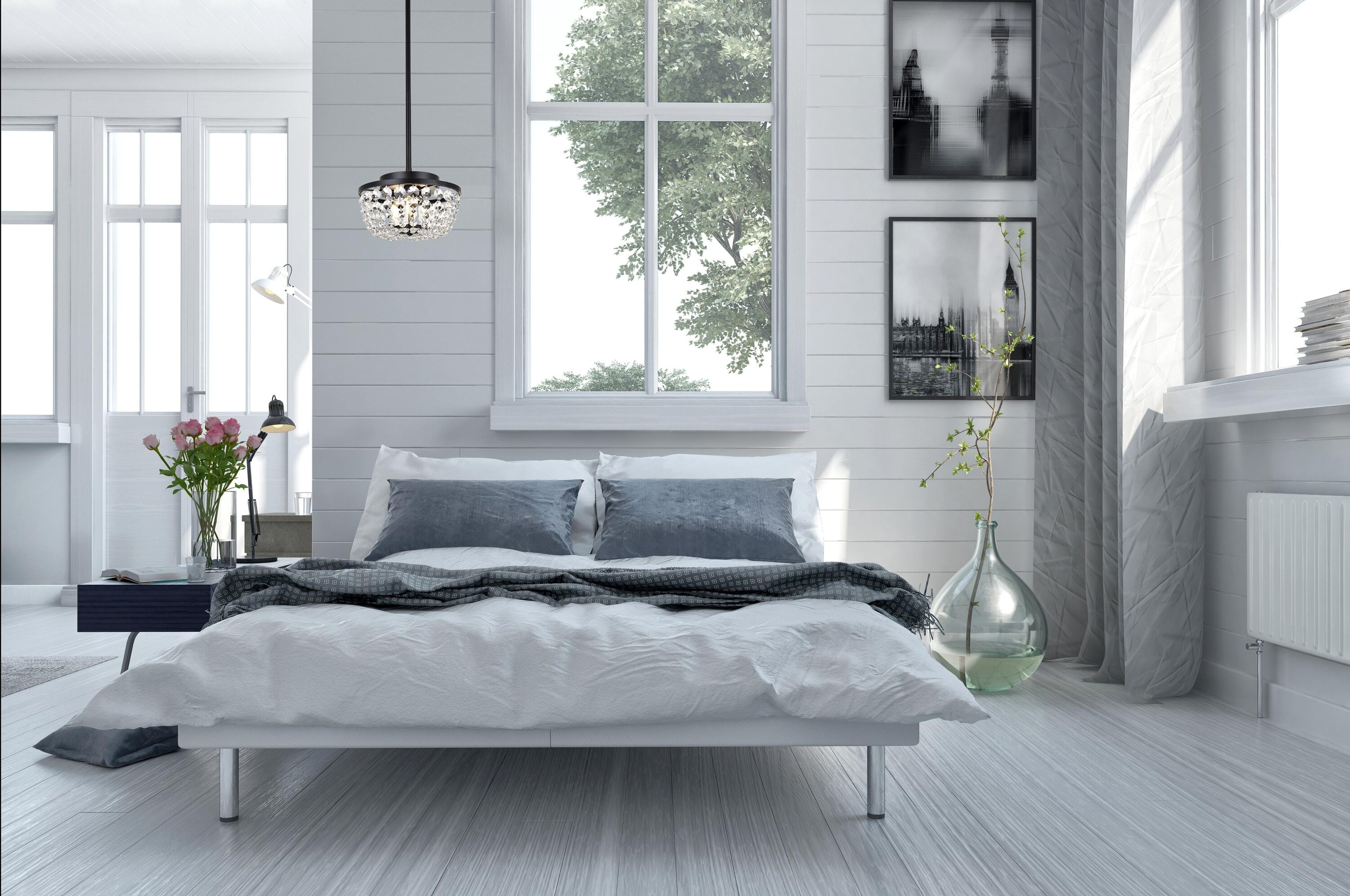 Elegant Decor HF3342D10BK Pendant-Lights - View #8