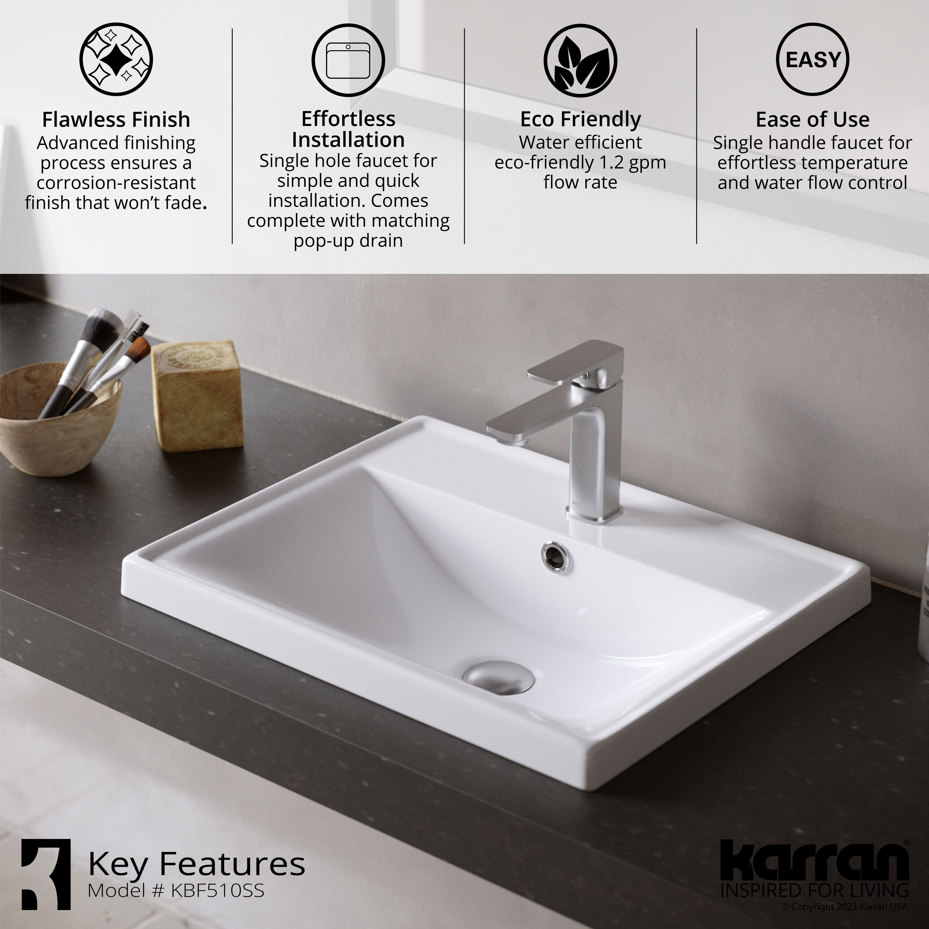 Karran KBF510SS Lavatory-Faucets - View #6