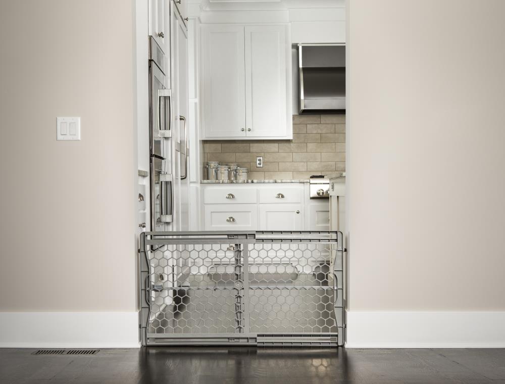 Regalo 0722 42-in x 23-in Pressure Mounted Gray Plastic Safety Gate