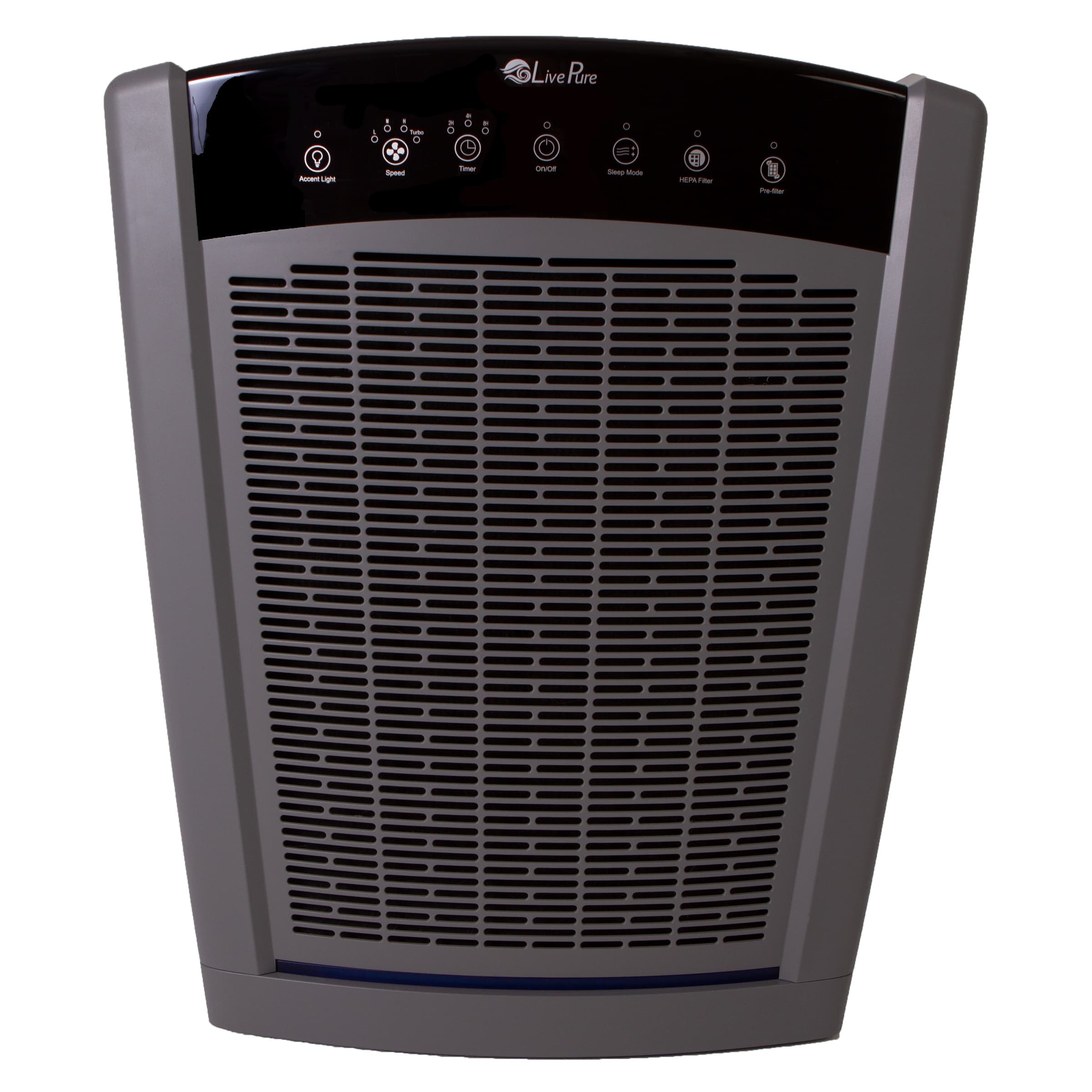 LivePure Bali Series Multi-Room Whole House Large Console Air Purifier - Graphite #LP550TH-G