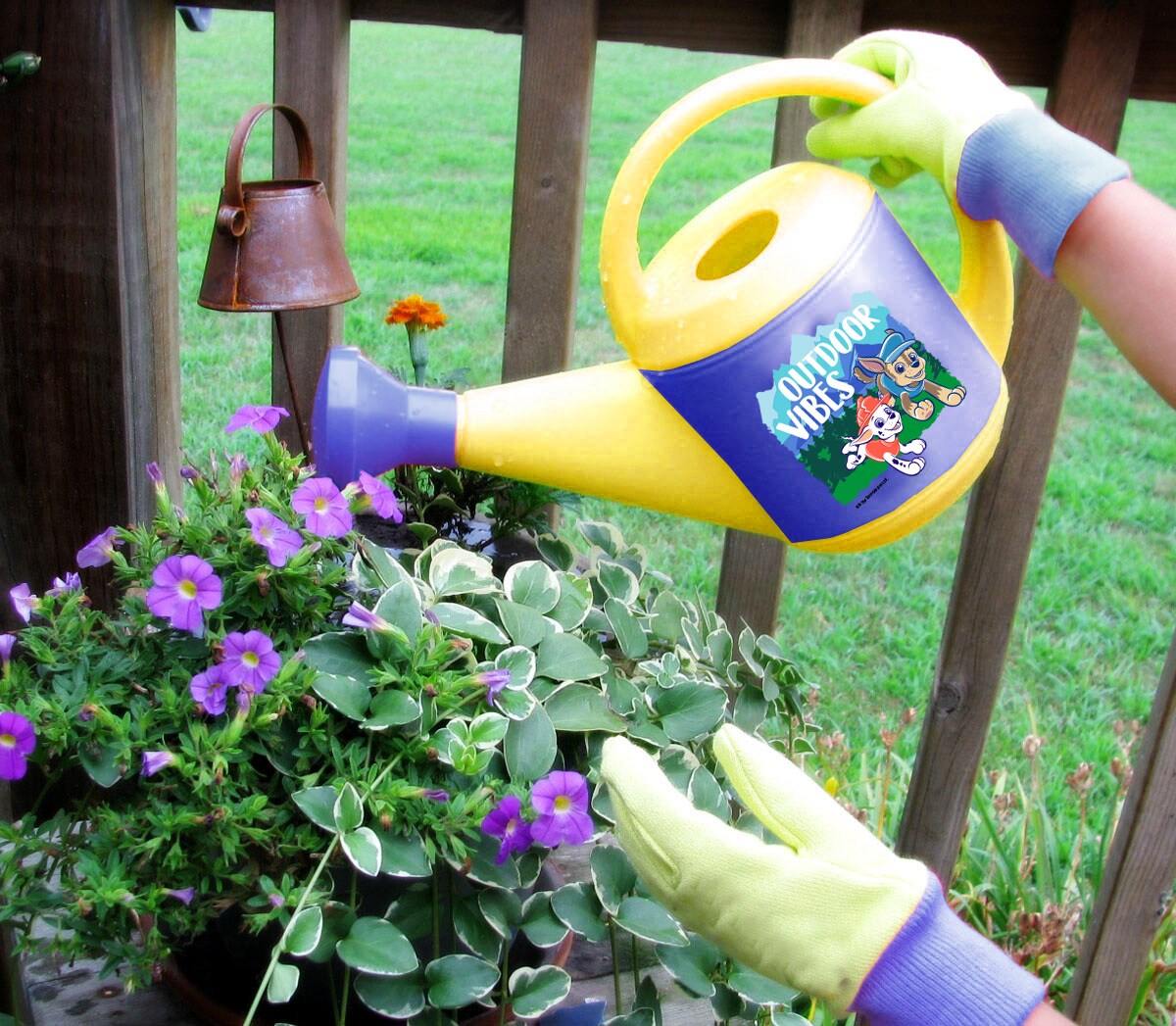 paw patrol watering can set