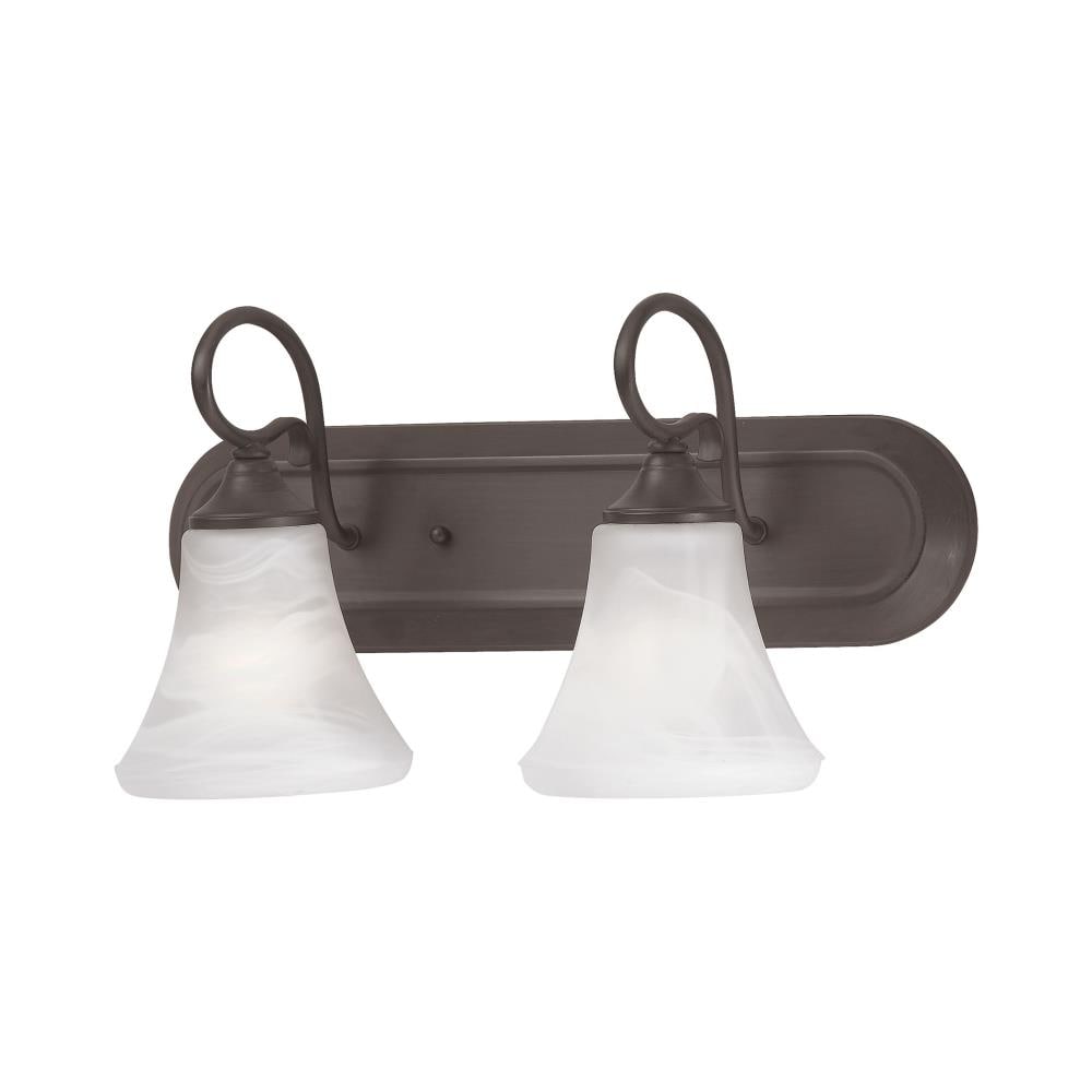 Thomas Lighting SL744263 Elipse 18-in 2 -Light Matte Brown Transitional Vanity light