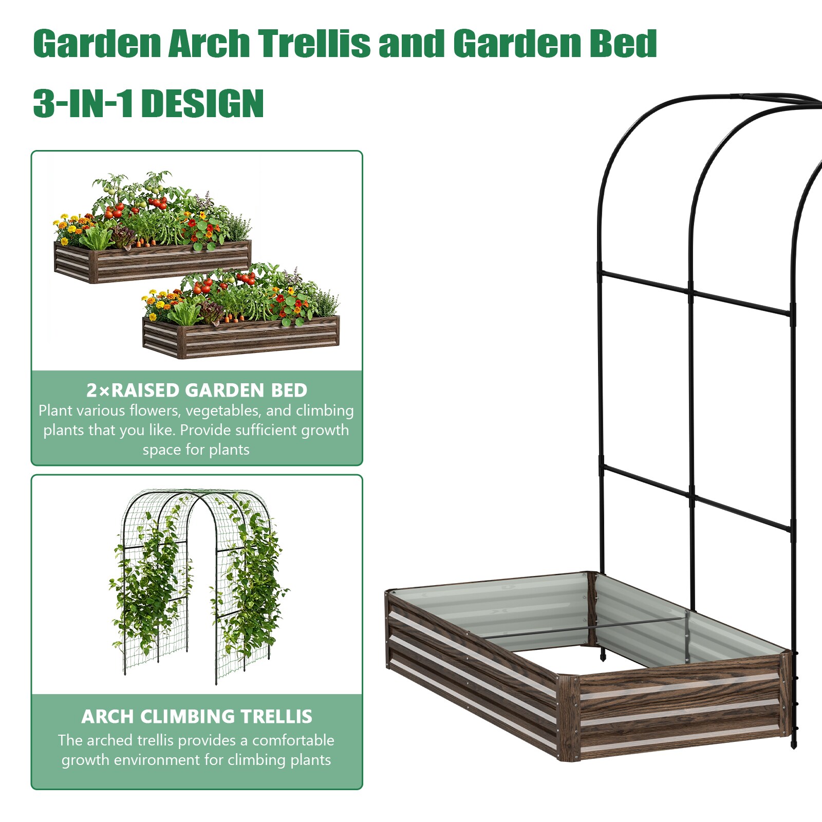 DOCRED I1600242-JX-MW-LS2 Raised-Garden-Beds - View #6