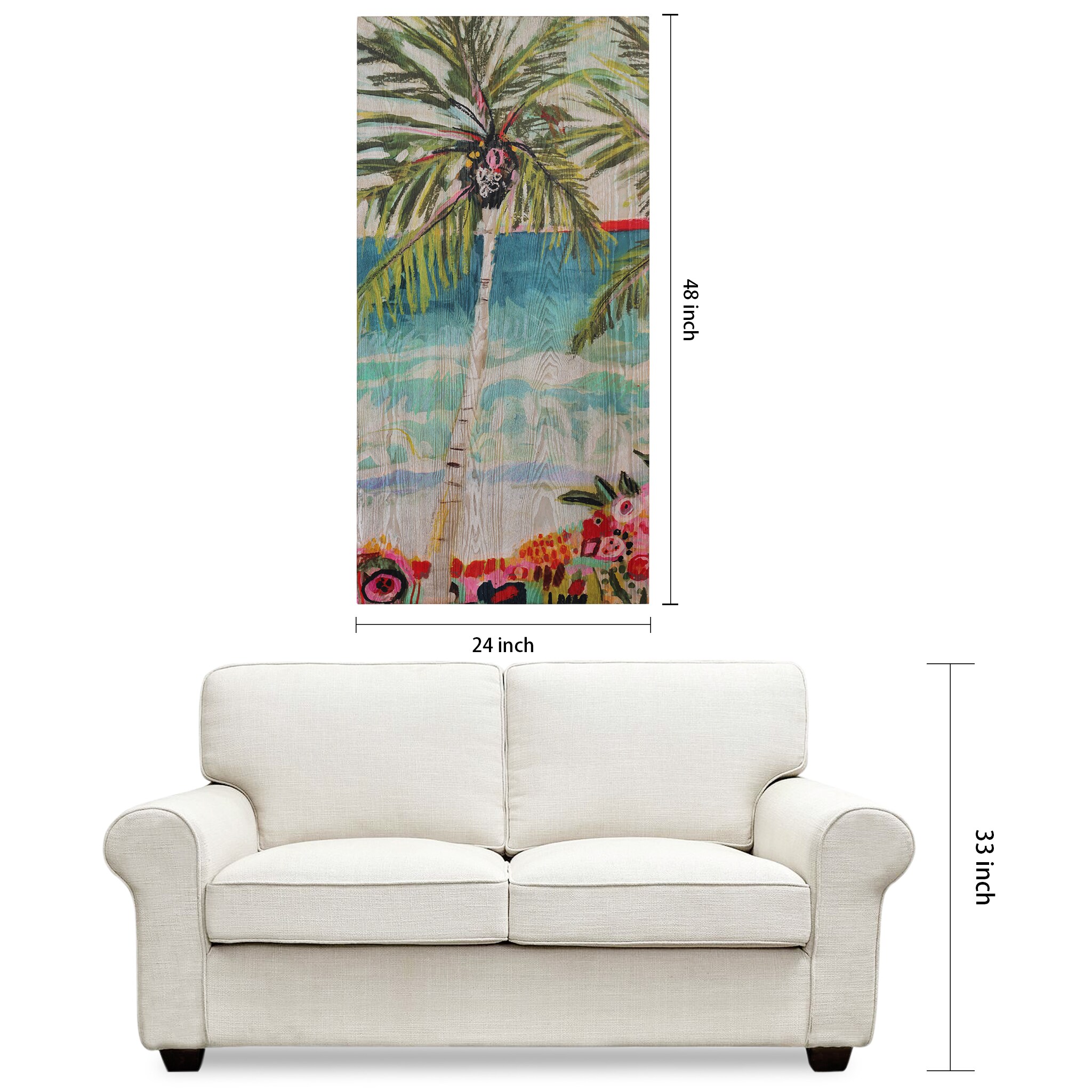 Empire Art Direct 48-in H x 24-in W Floral Print at Lowes.com