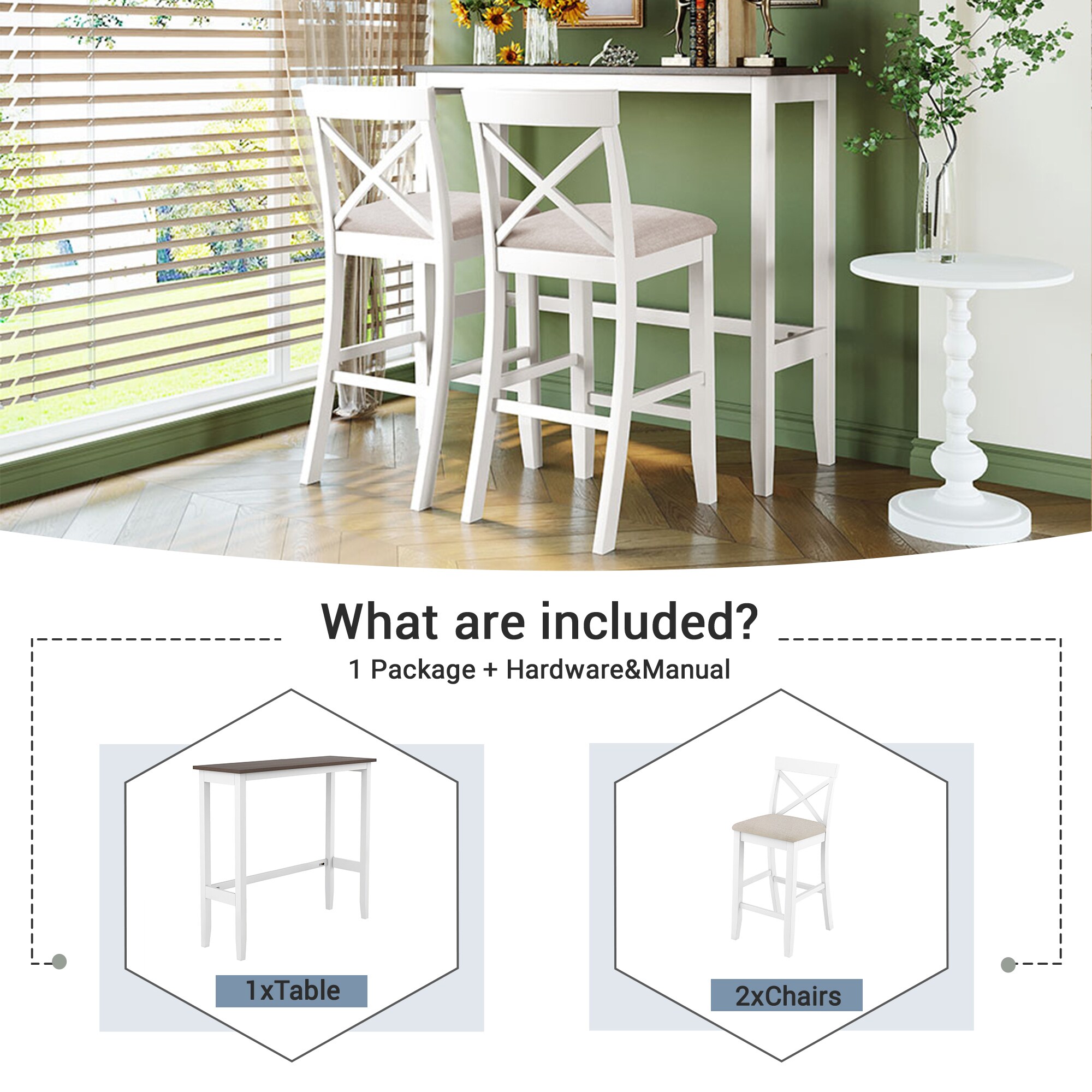 SINOFURN SYA010548WT Dining-Sets - View #13