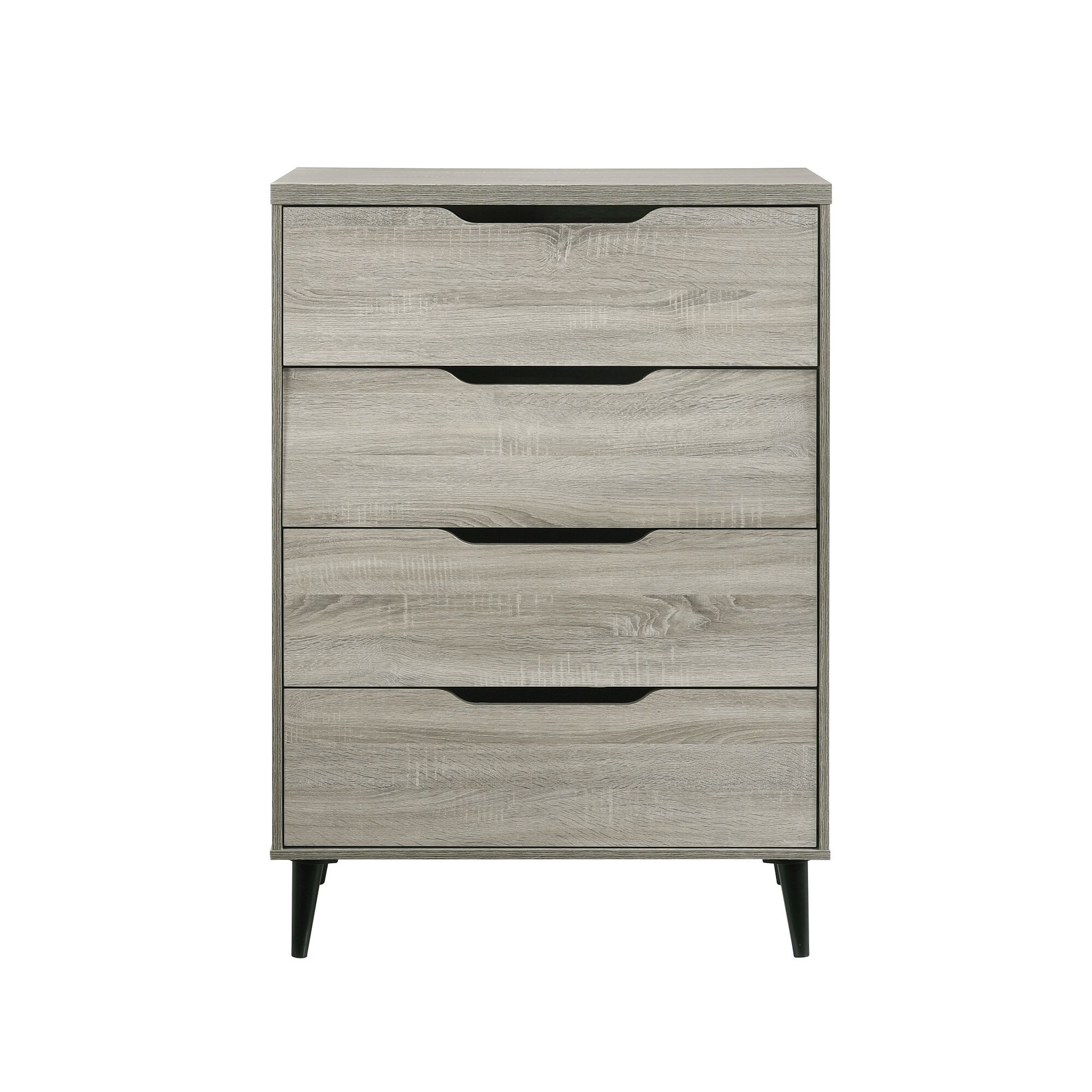 Picket House Furnishings B.4823.CHE Cohen Grey 4-Drawer Chest