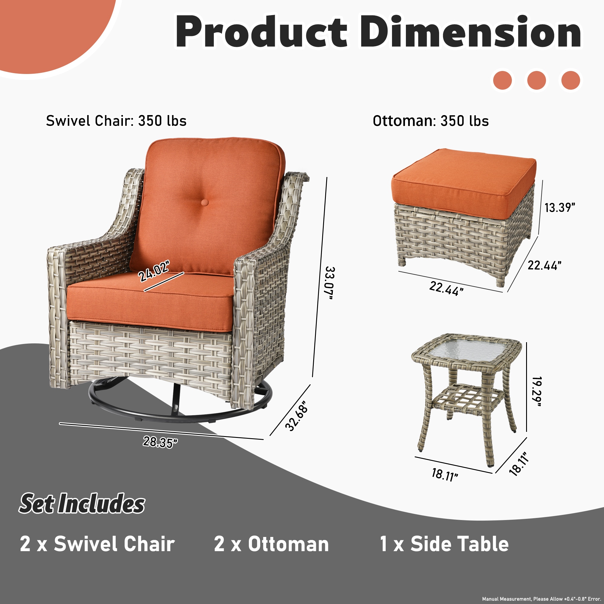 Ovios PD8C-5Y Patio-Chairs - View #6