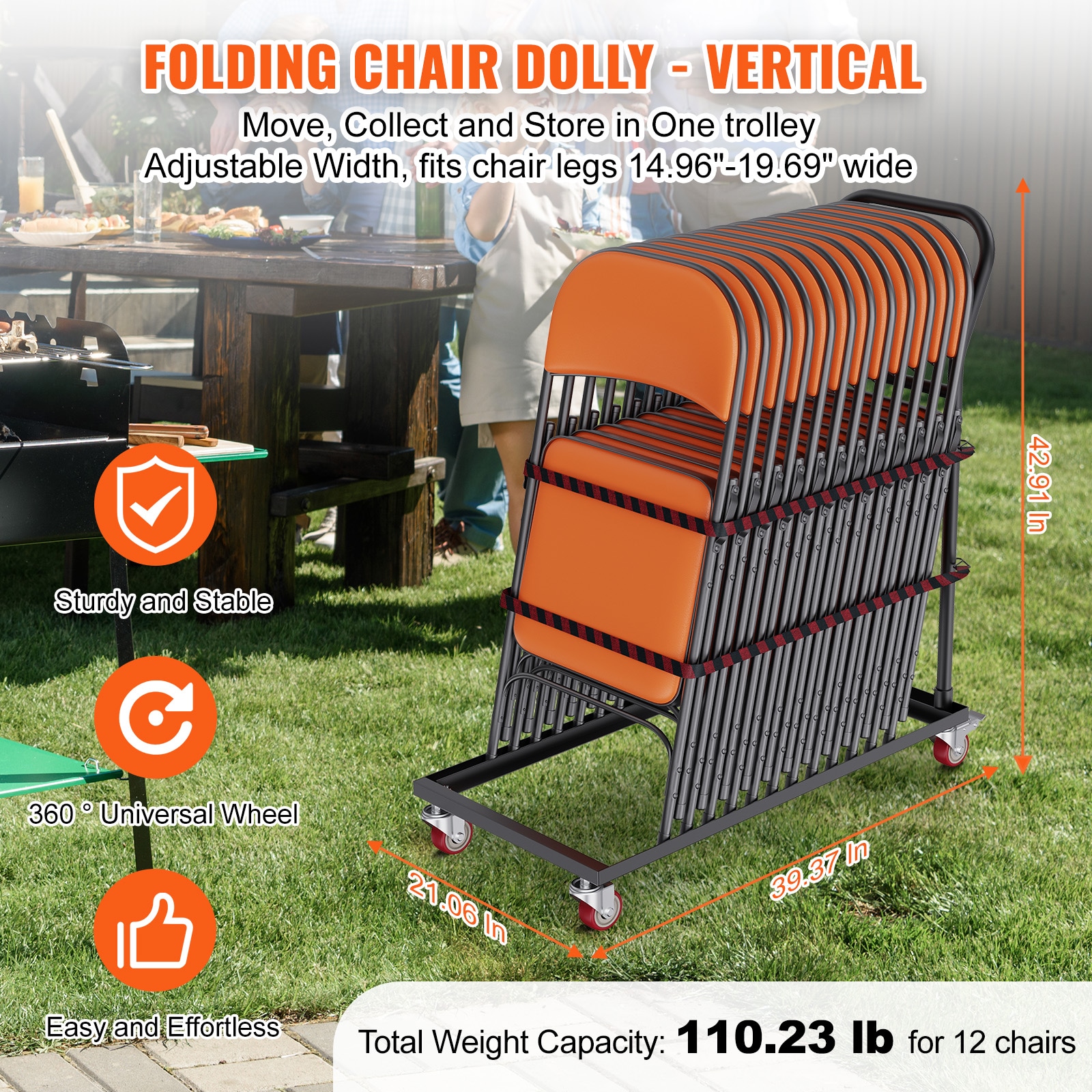 VEVOR ZYTC422136YCTP8YBV0 Dump-Cart - View #3
