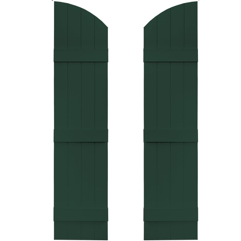Vantage V5931457122 13.875-in W x 57-in H Midnight Green Exterior Shutters