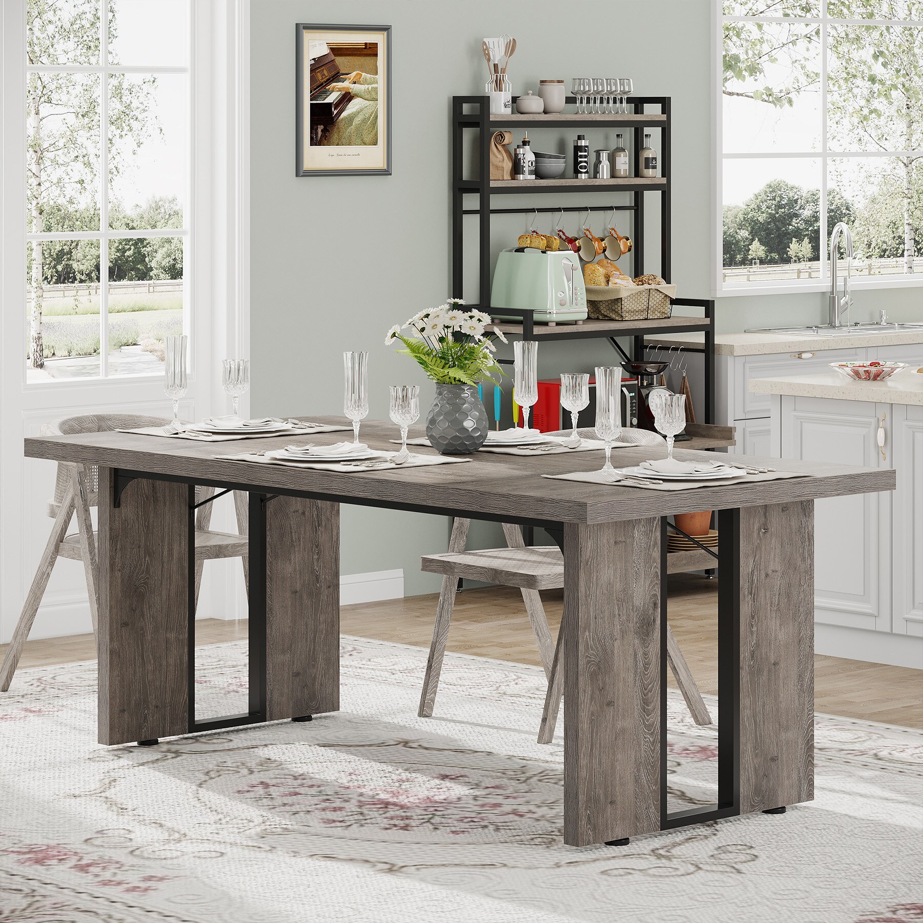 Tribesigns LWFD-JW0534X Dining-Tables - View #2