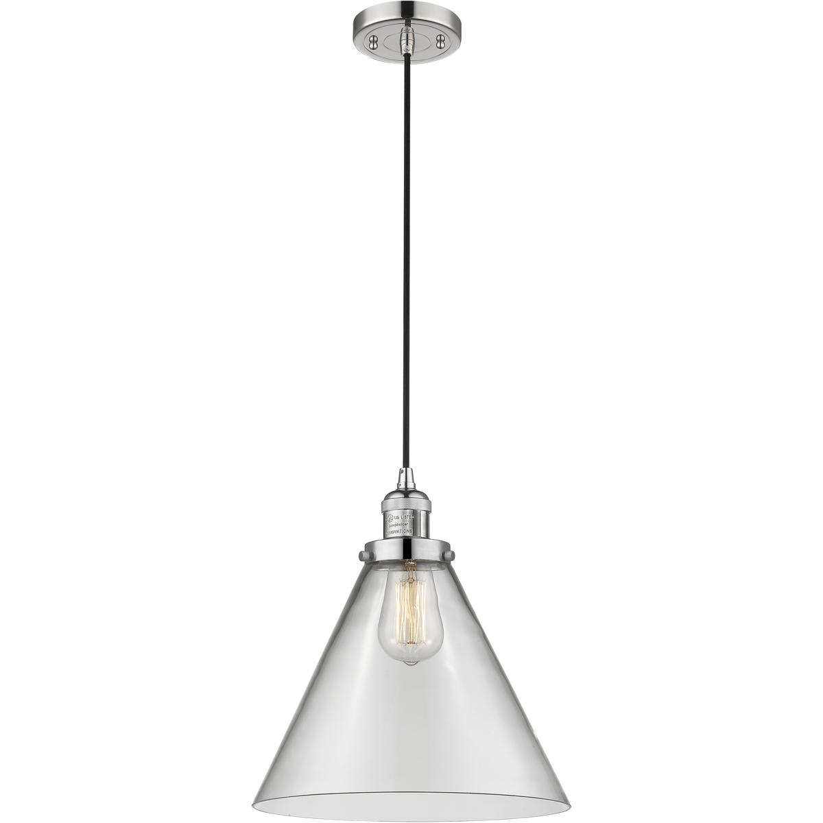 Innovations Lighting 1354185 201C-PN-G42-L Franklin Restoration Cone Mini Pendant