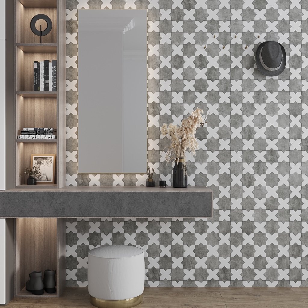 Apollo Tile MOR88GRYSTRA Ceramic-Tile - View #4