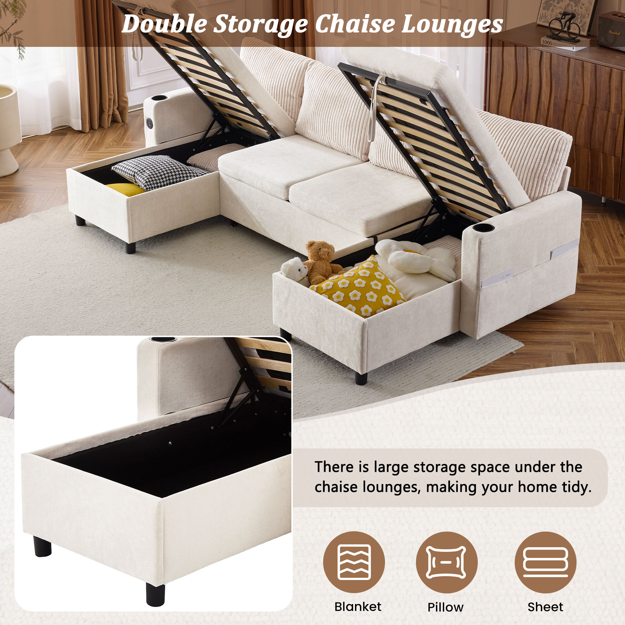 ModernLuxe N719S001660A Sofas-Loveseats - View #3