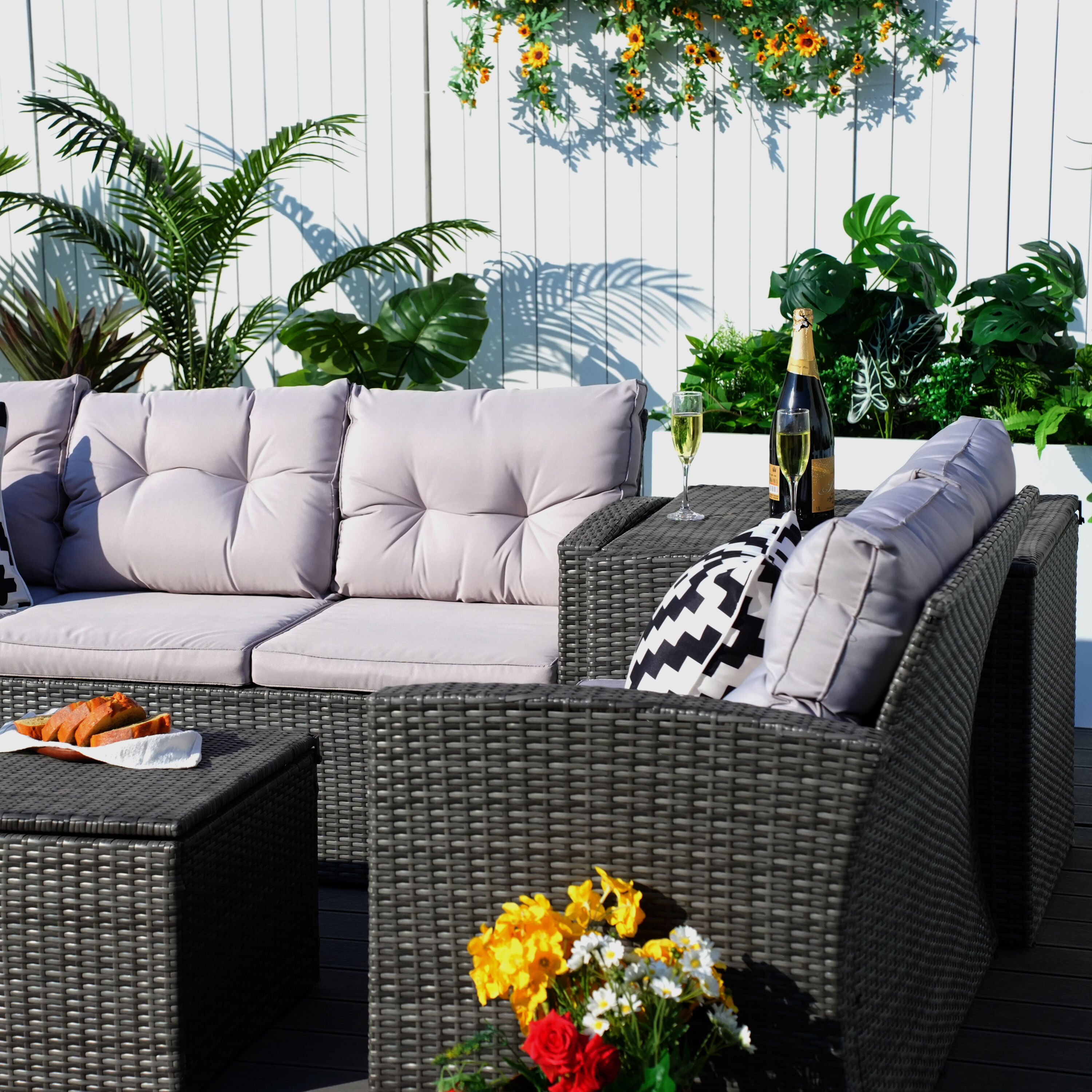 Moda Furnishings MOS-1503-G Patio-Conversation-Sets - View #9