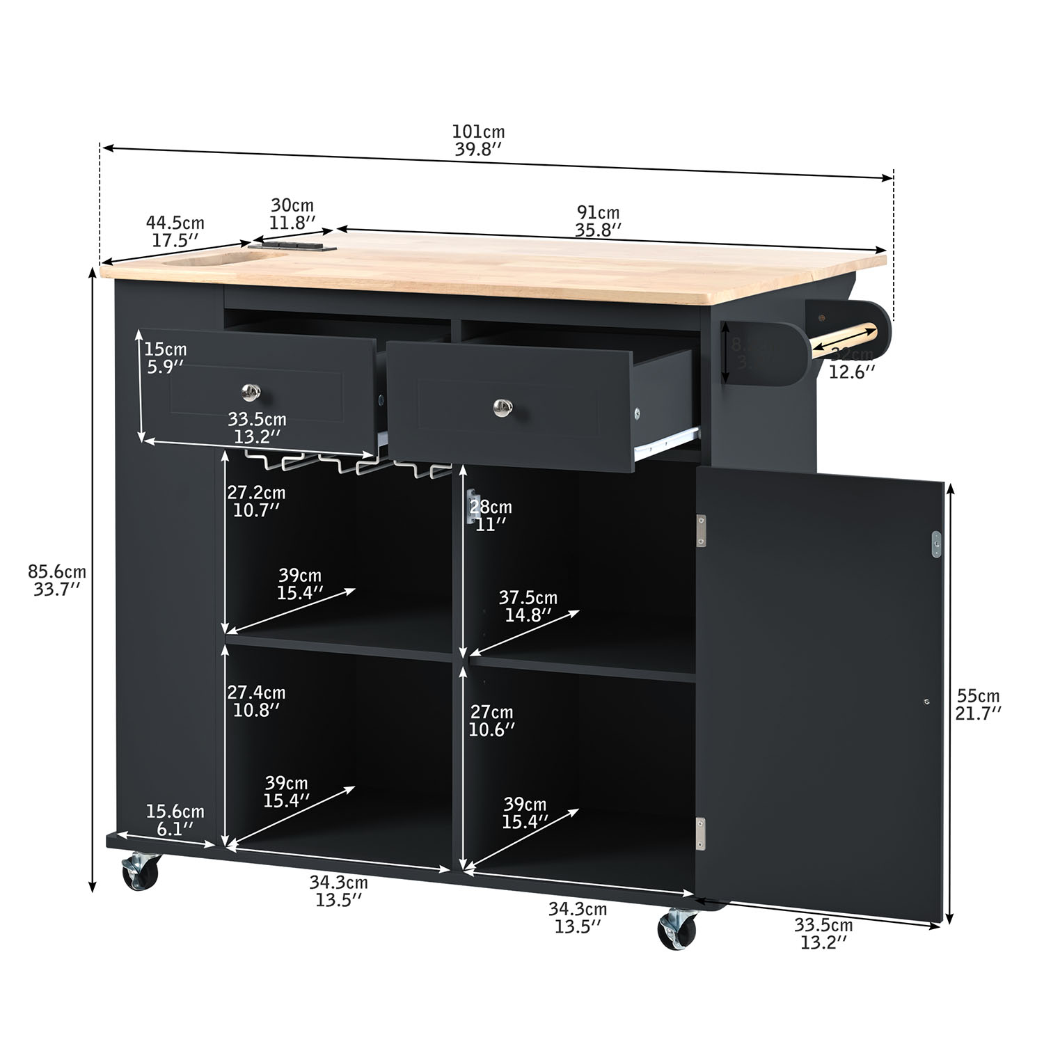 SINOFURN SYB260001BK Kitchen-Furniture - View #14