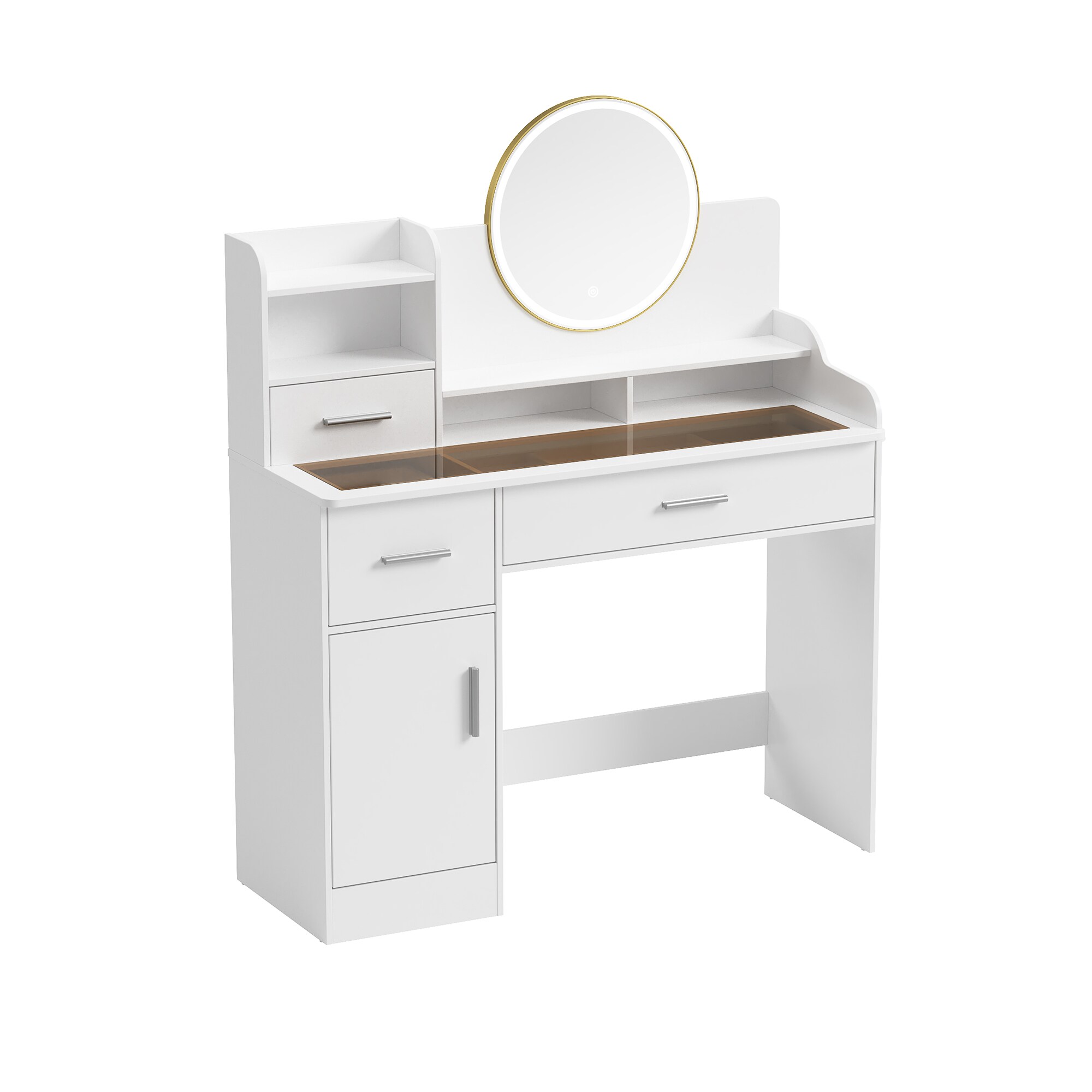 DELUXE LIVING VD24008-W Bedroom-Vanities - View #2