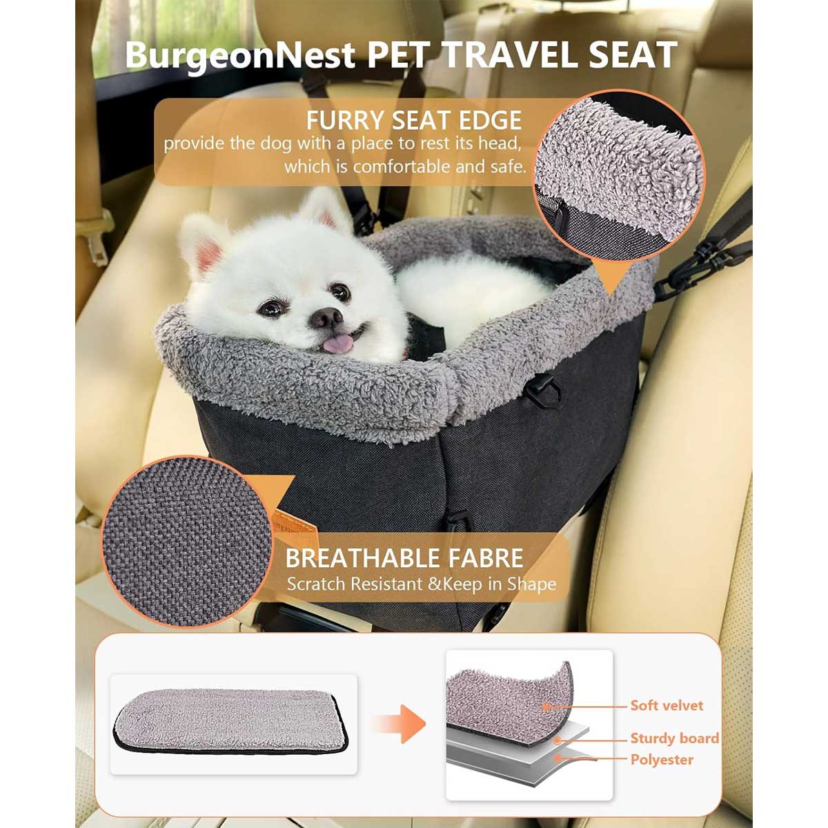 Aoibox LADS0917037 Dog-Car-Seats - View #4