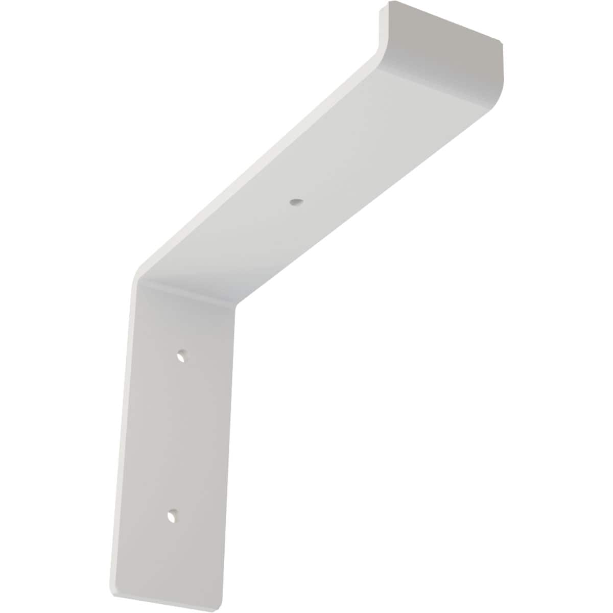 Ekena Millwork BKTM02X08X06TSPWH Steel Truss Shelf 8-in x 2-in x 6.75-in Primed Steel Mounting bracket