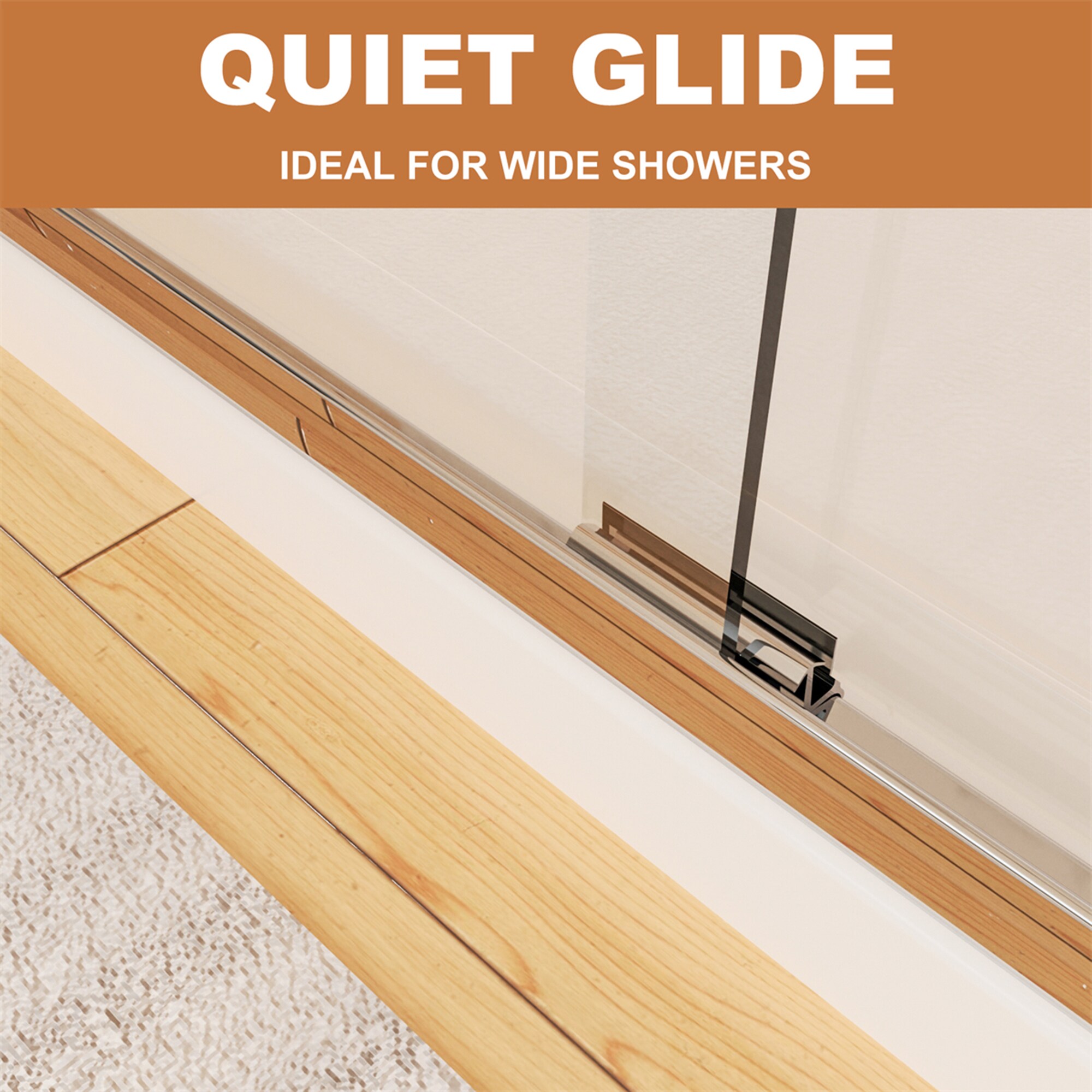 CASAINC EXB-B020-CP Shower-Doors - View #4