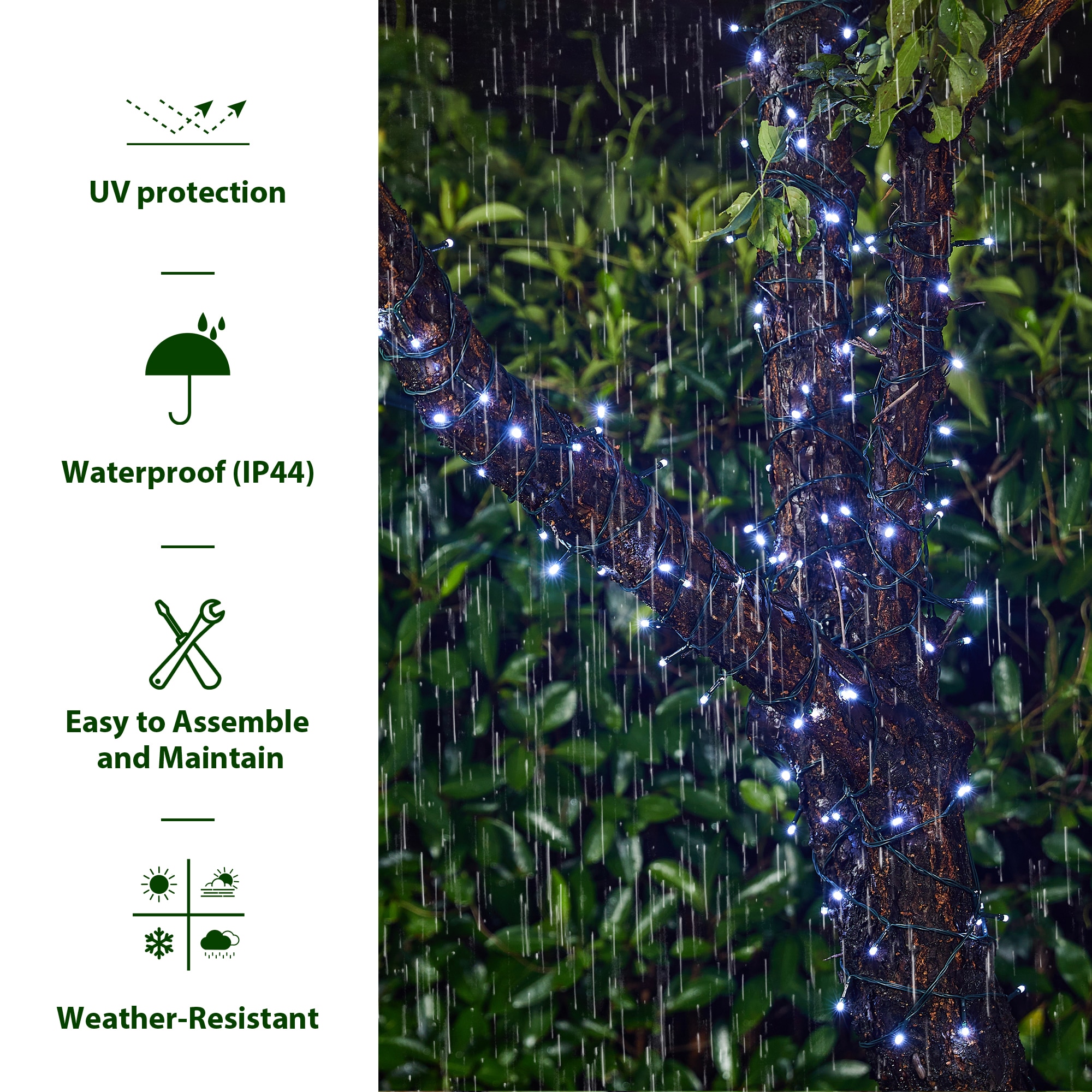 Glitzhome 2023300053 Patio-String-Lights - View #7