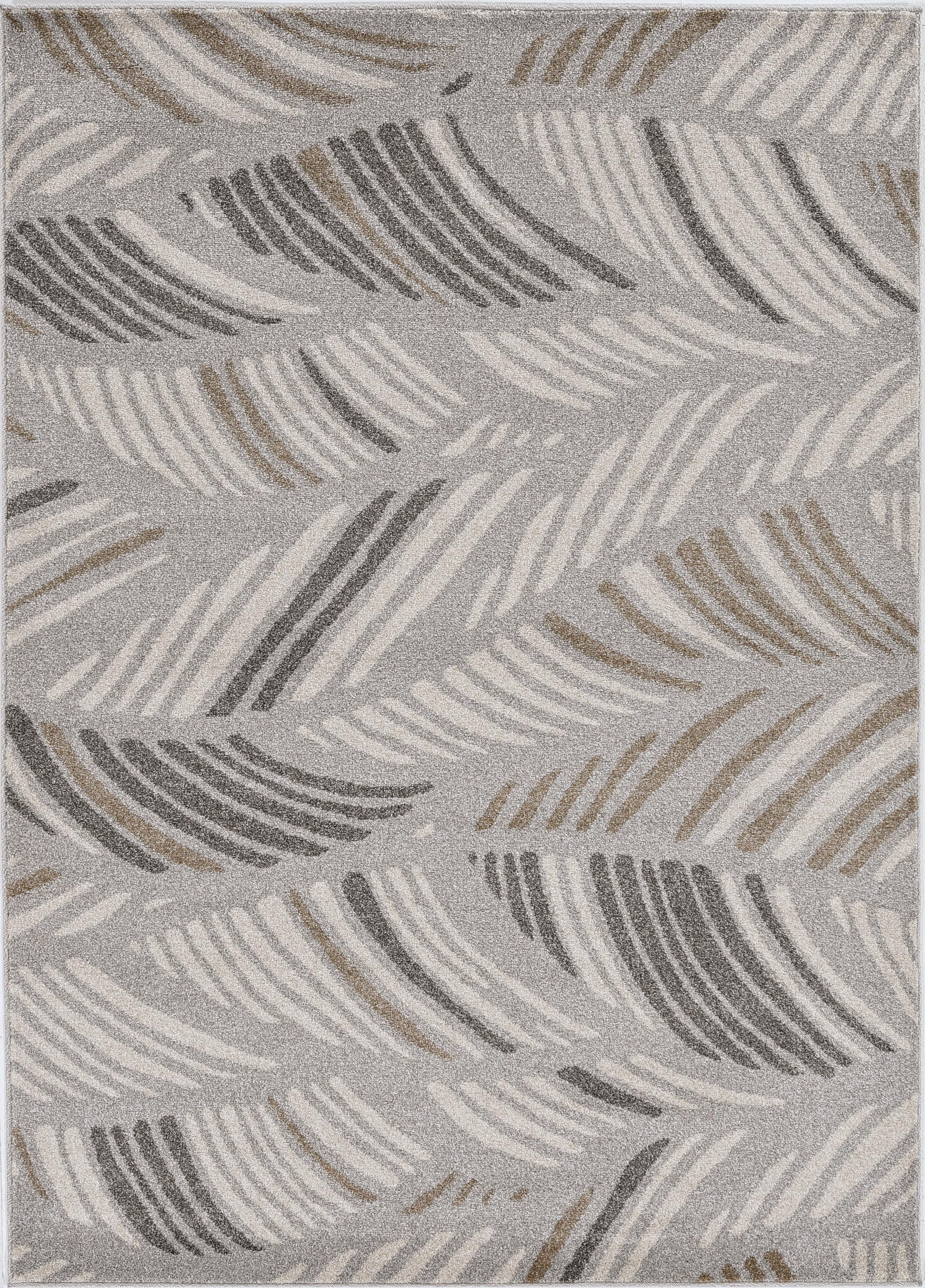 Everyday Woven EVE276977X1010 8 x 10 (ft) Polypropylene Grey / Beige Rectangular Outdoor Floral/Botanical Coastal Area rug